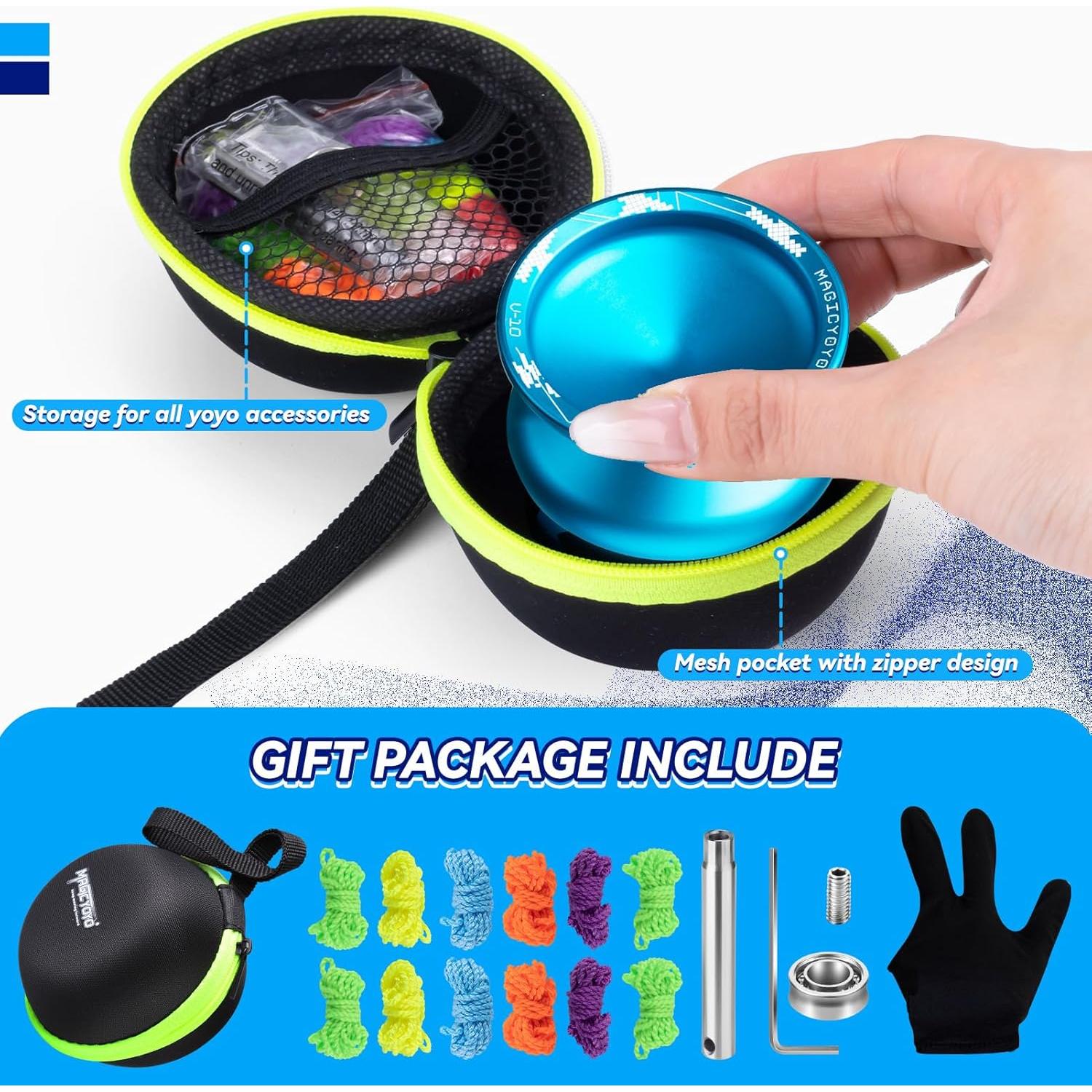 Yoyo Profesional MAGICYOYO V10 Sin Respuesta Azul