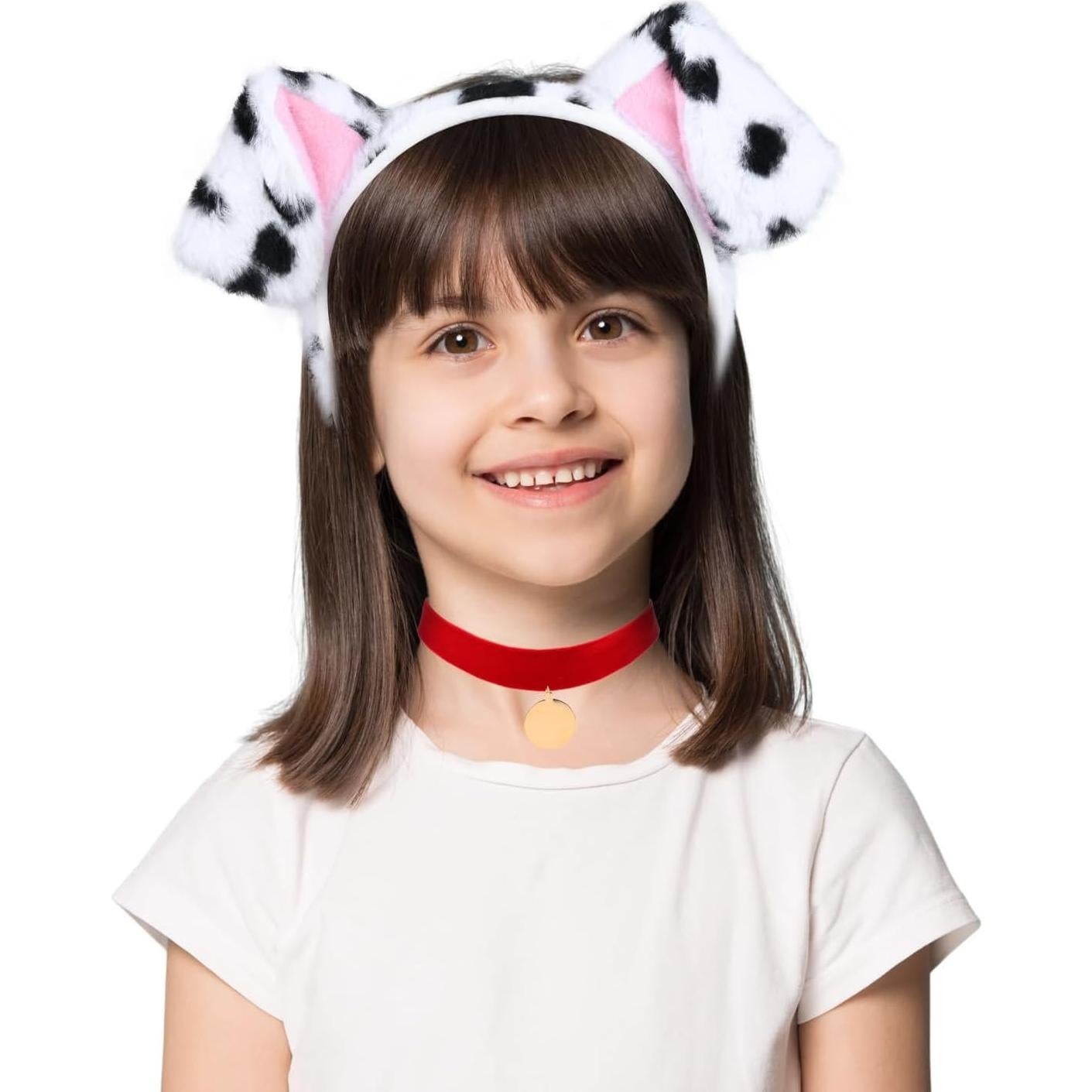 Disfraz de Dálmata para Niñas Kuscul - Vestido, Diadema y Cola