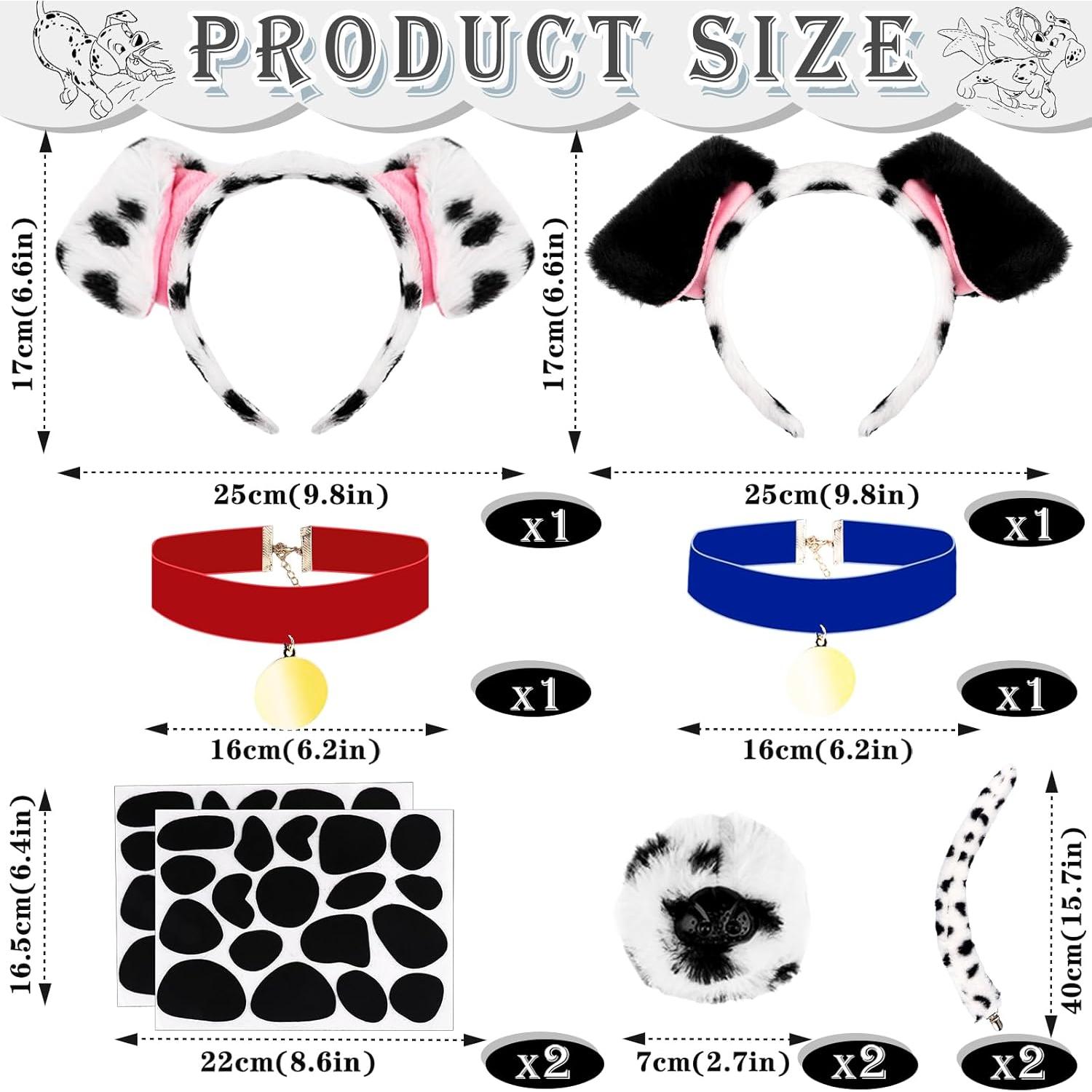 Conjunto Disfraz Dálmata 10 Piezas NinkyNonk para Niños