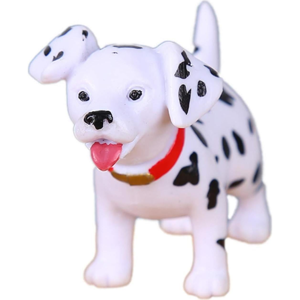 Miniaturas de Animales Dálmata 6 Pcs STUDYY para Decoración