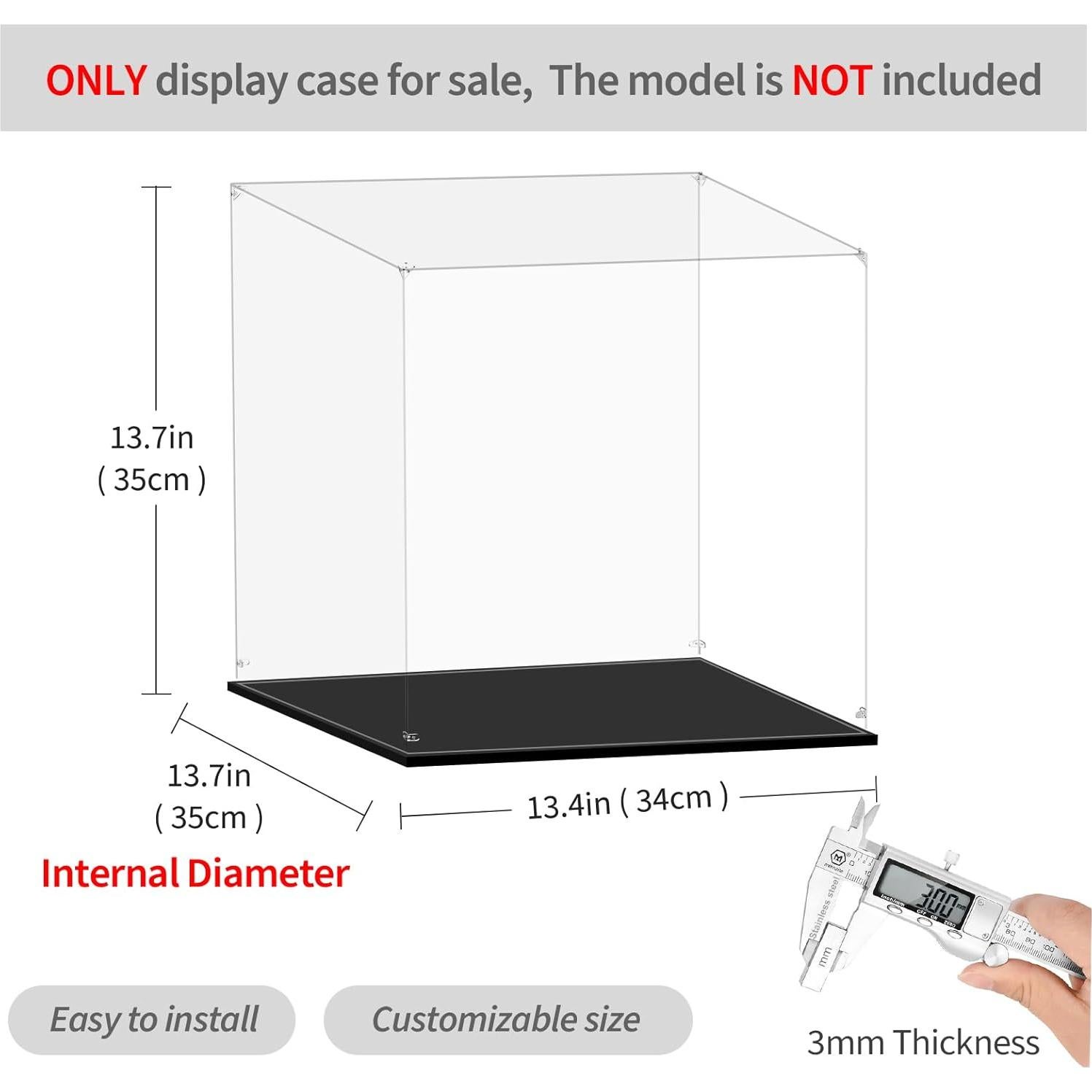 Caja de Exhibición LILIKAKA para Lego 43269 y 43247, 35x34x35 cm