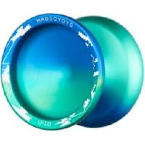 Yoyo Profesional MAGICYOYO V10 Doble Propósito Azul Verde