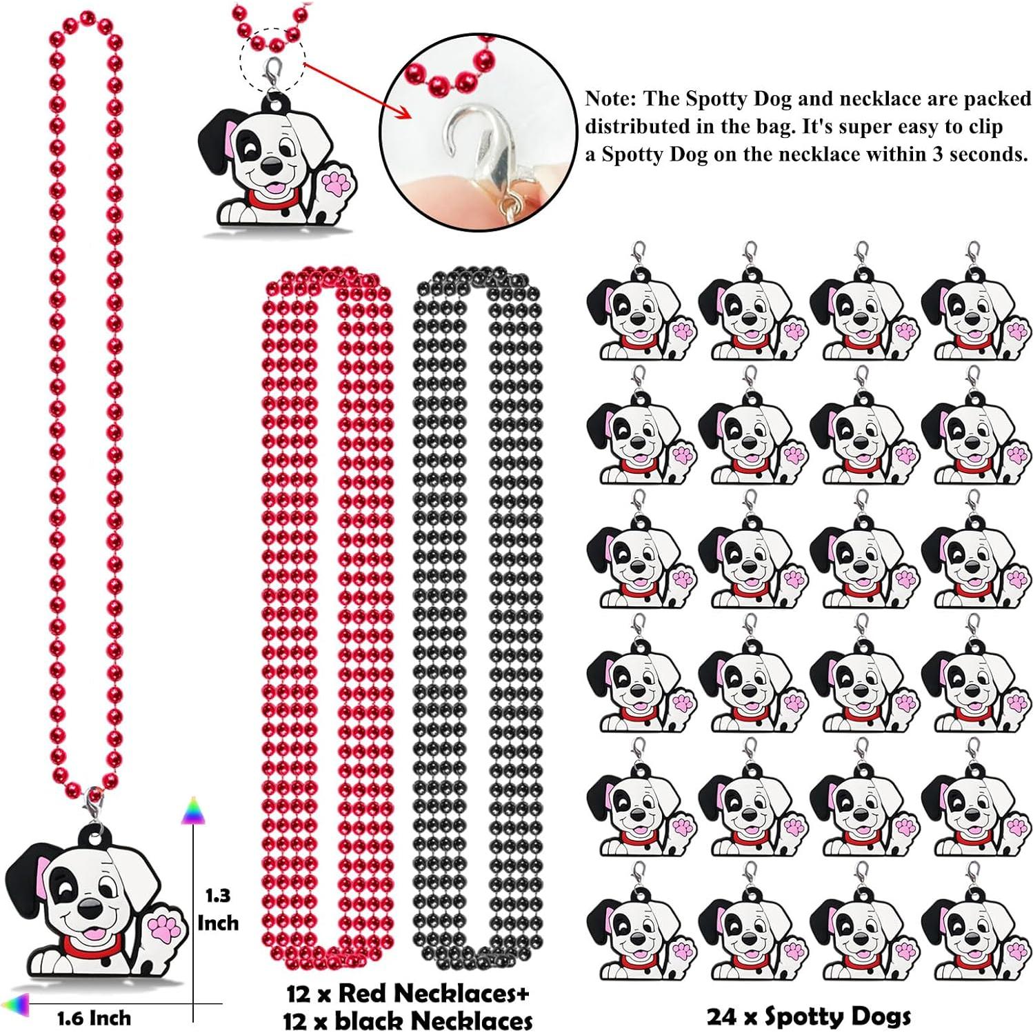 Collares de Perro Manchado CiciBear 24 Pack para Fiestas