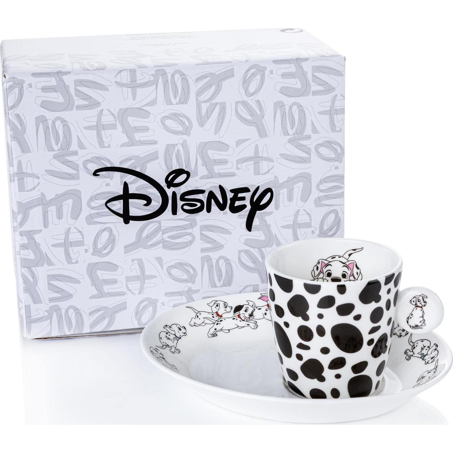 Taza de Espresso y Plato Disney 101 Dálmatas English Ladies Co