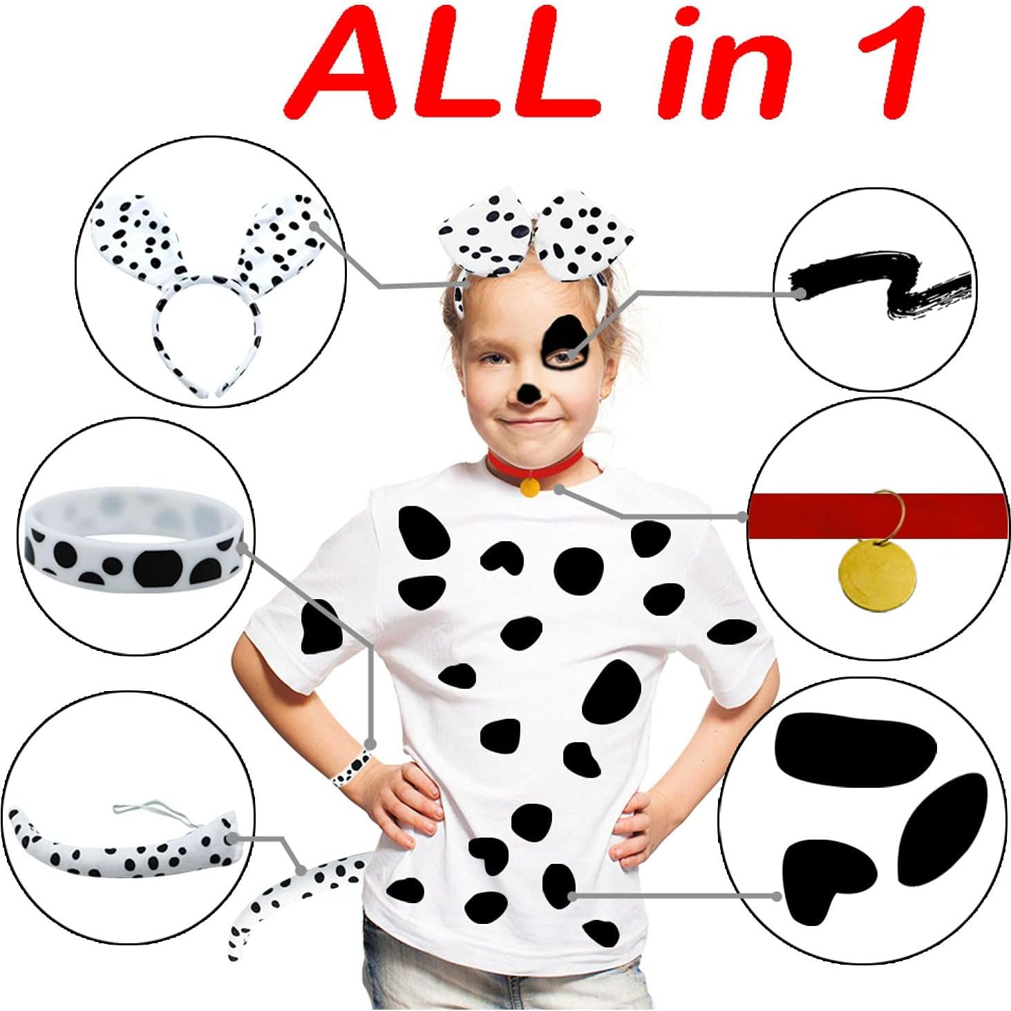 Disfraz de Dálmata para Niños y Adultos - Set Completo DIY