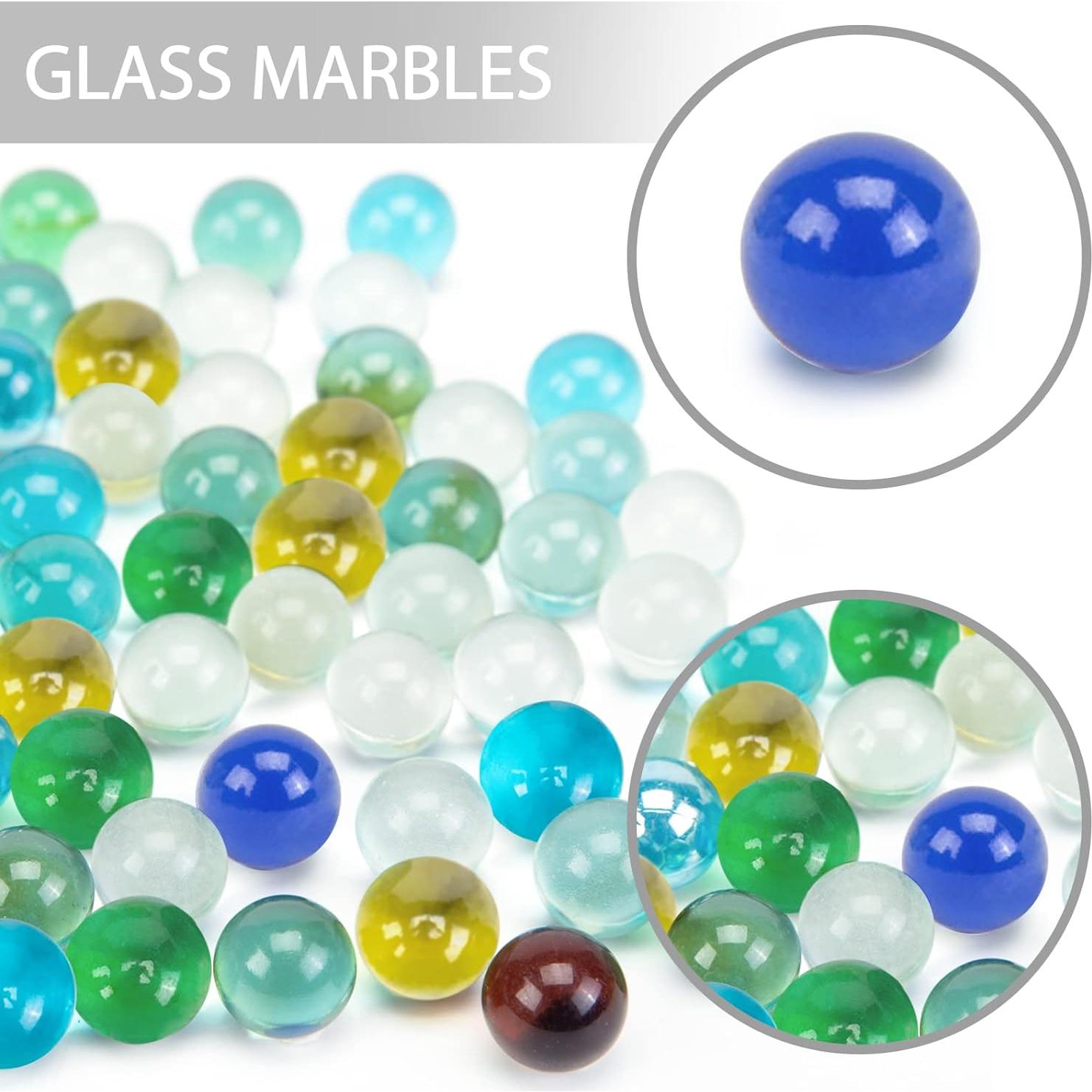 Canicas de Vidrio POPLAY 200PCS Multicolores 1.43cm