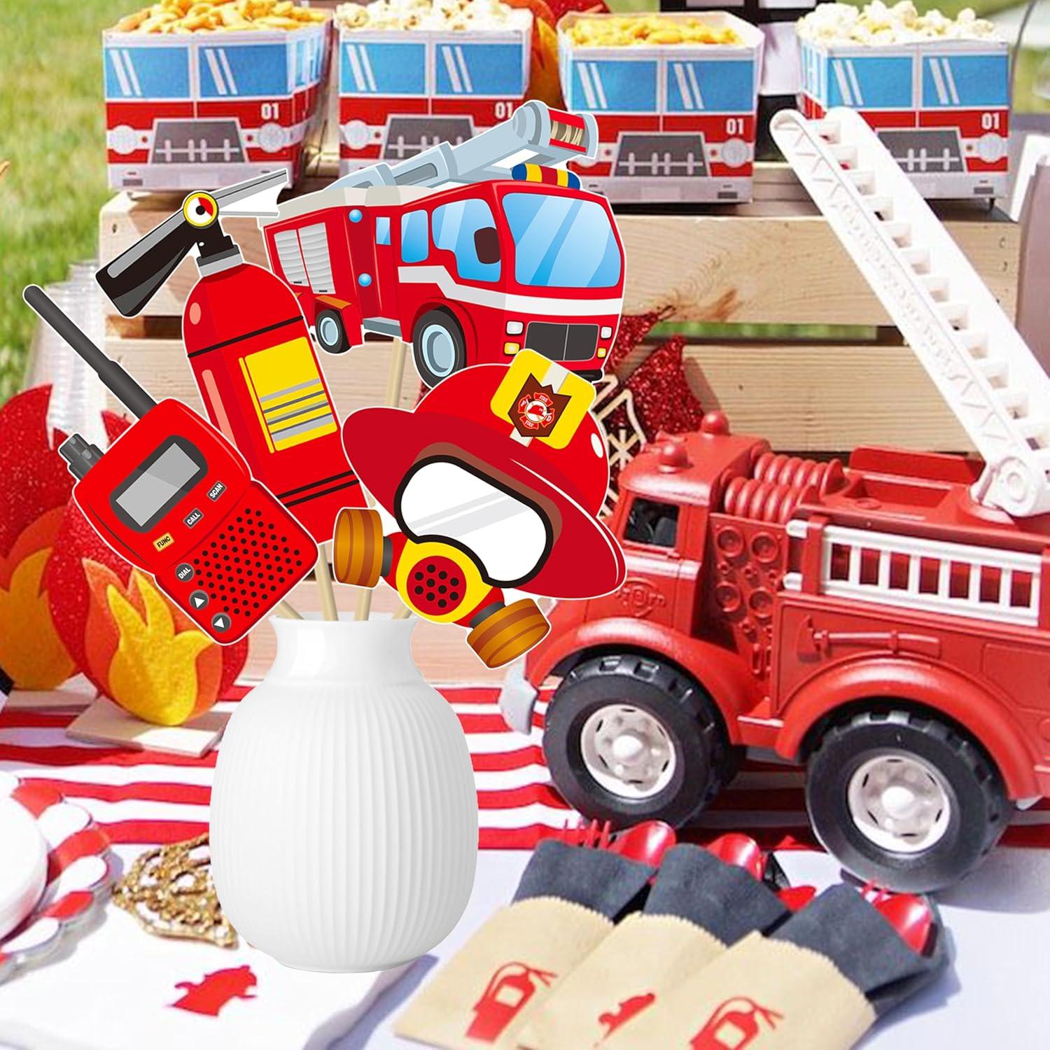 18 Palitos de Centro de Mesa Bombero C L Cooper Life