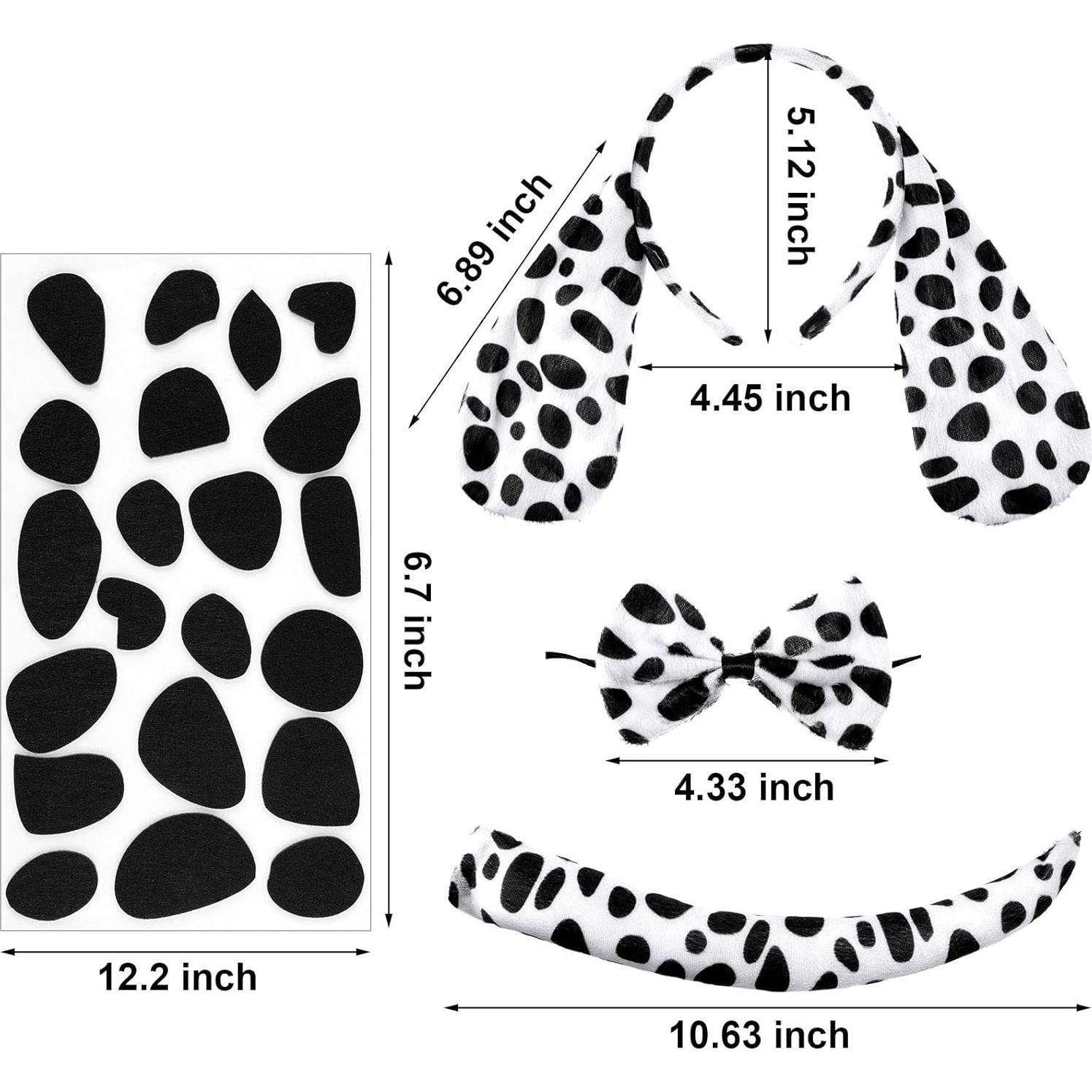Disfraz de Perro Dálmata WILLBOND con Diadema y Pajarita
