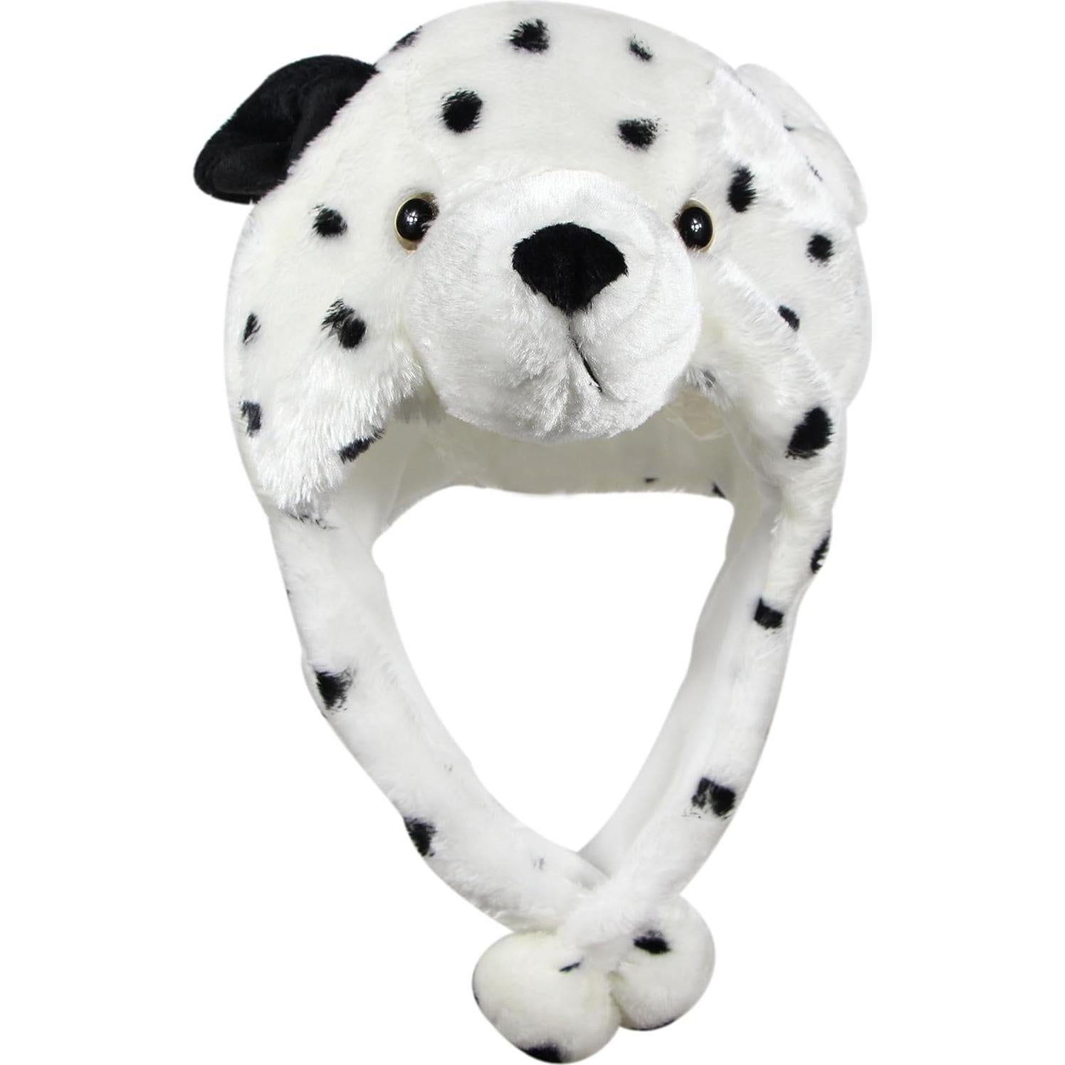 Gorro de Peluche de Animal Bioterti Talla Única Dálmata