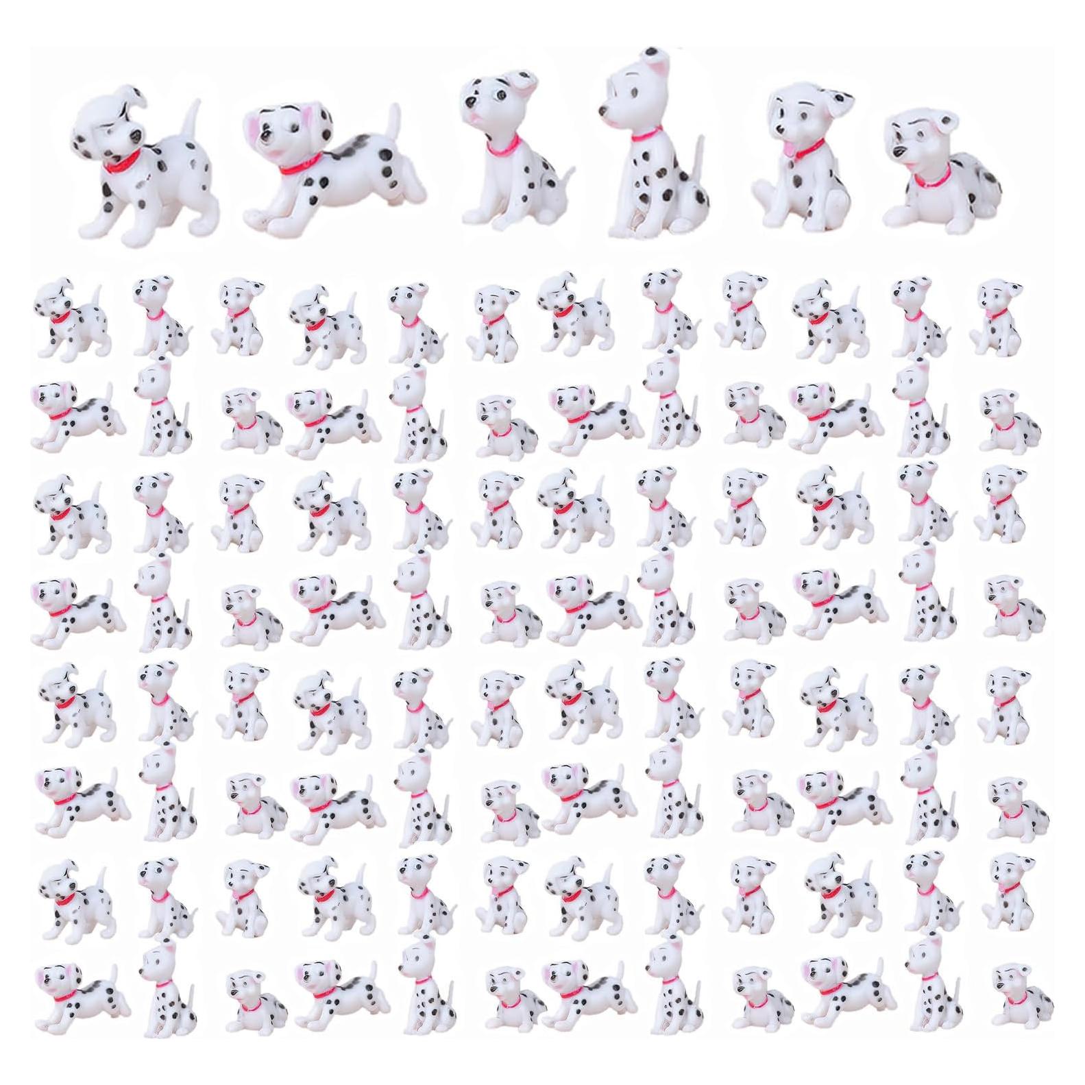 Figuras Miniatura de Perros Bygytyo 102 Piezas PVC Decoración