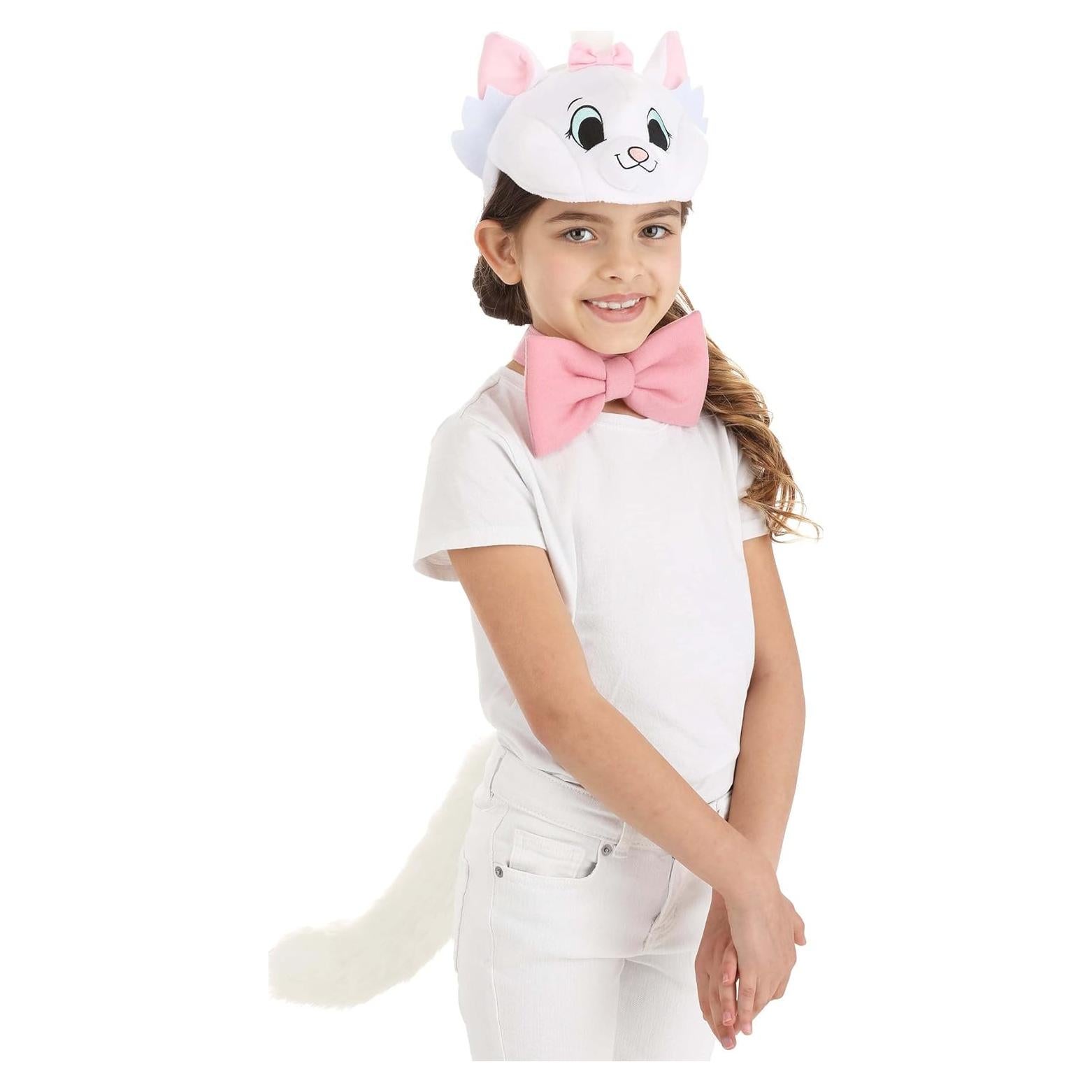 Kit de Disfraz de Marie de los Aristogatos Disney - Diadema, Collar y Cola