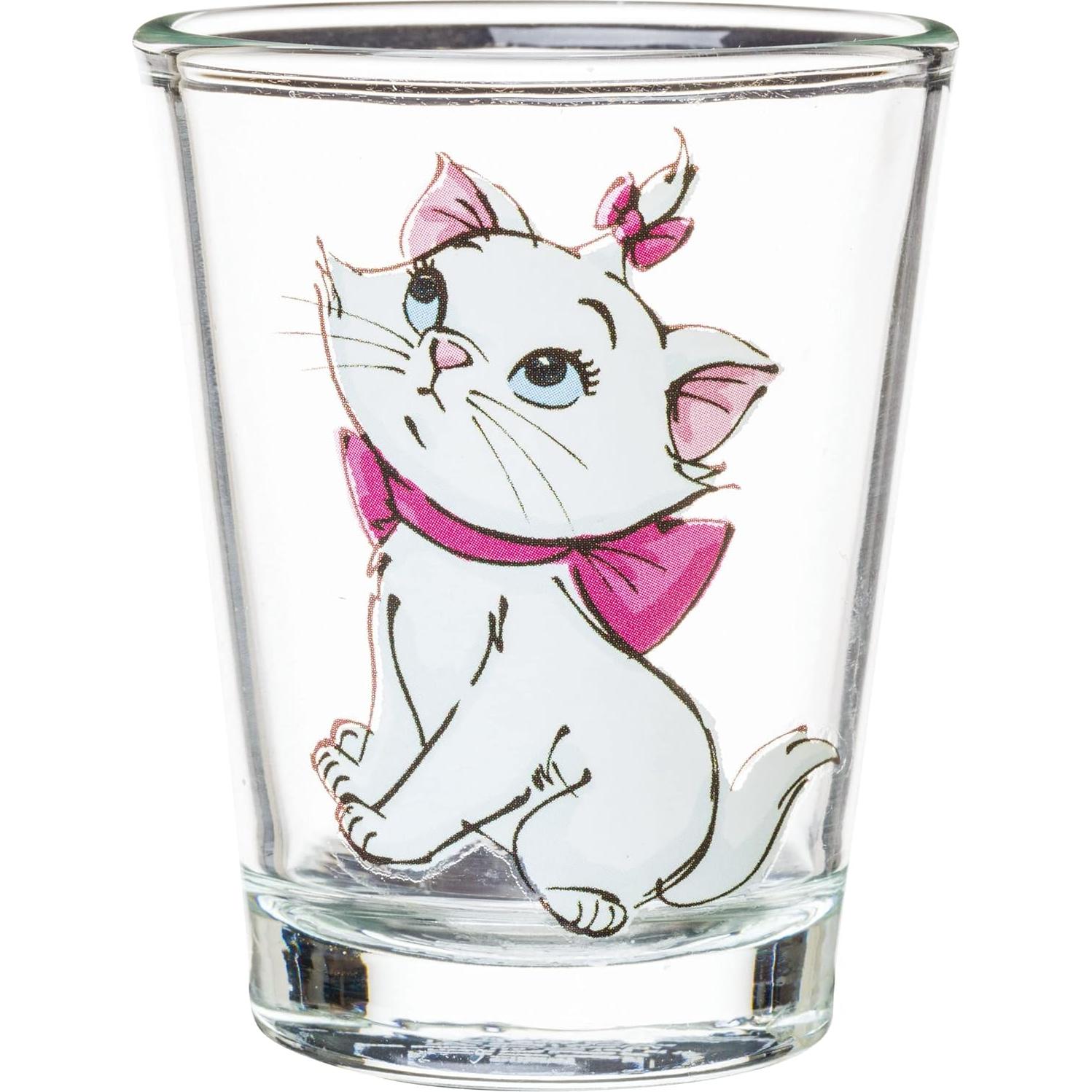 Juego de 4 Mini Vasos Silver Buffalo Aristocats Marie 44 ml