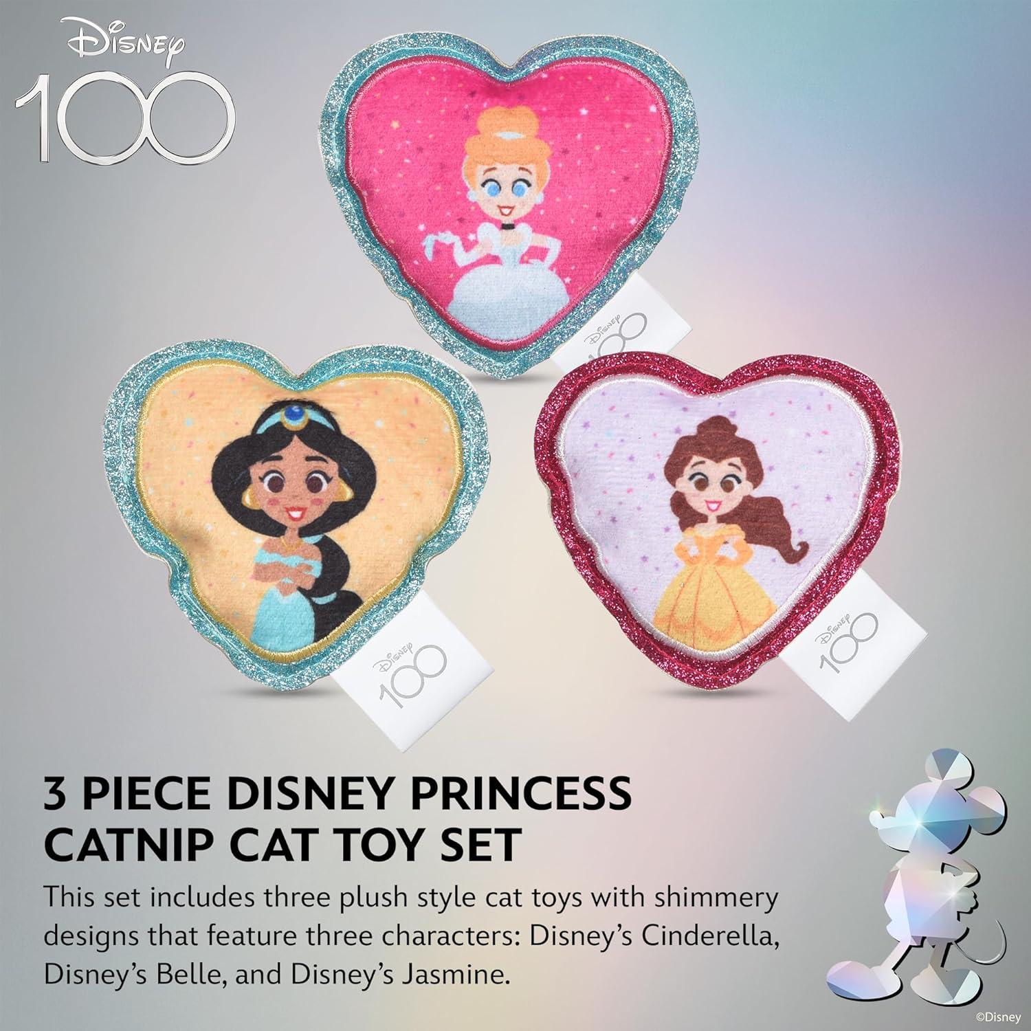 Set de Juguetes para Gatos Disney Princesa 3 Piezas con Hierba Gatera