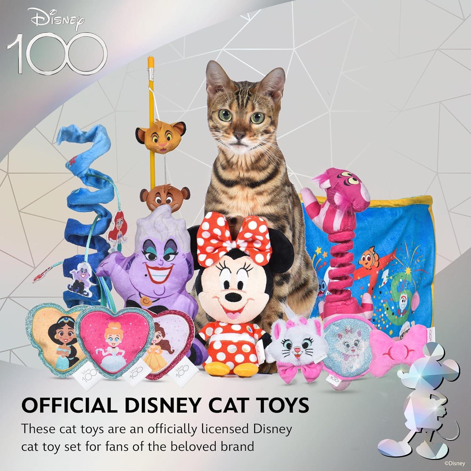 Set de Juguetes para Gatos Disney Princesa 3 Piezas con Hierba Gatera