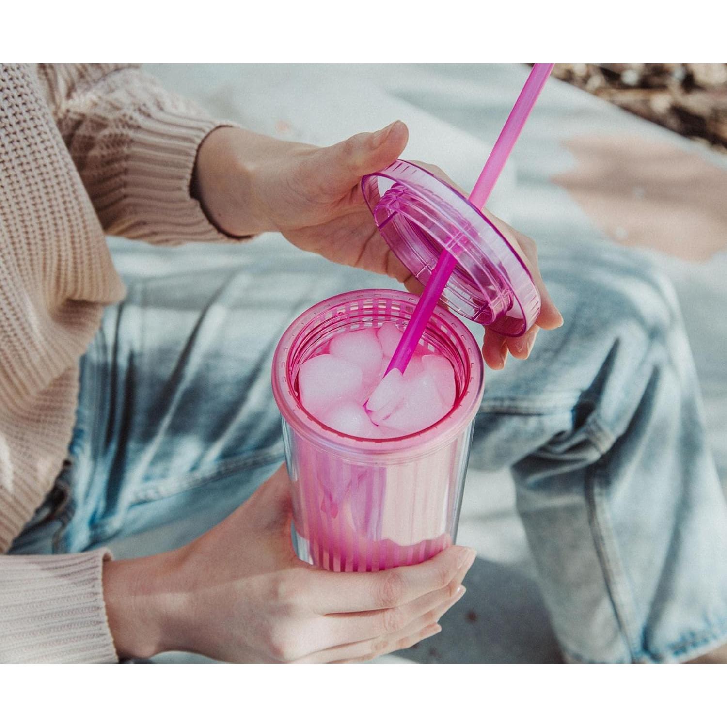 Taza de Carnaval Disney Aristogatos Marie 591 ml Rosa