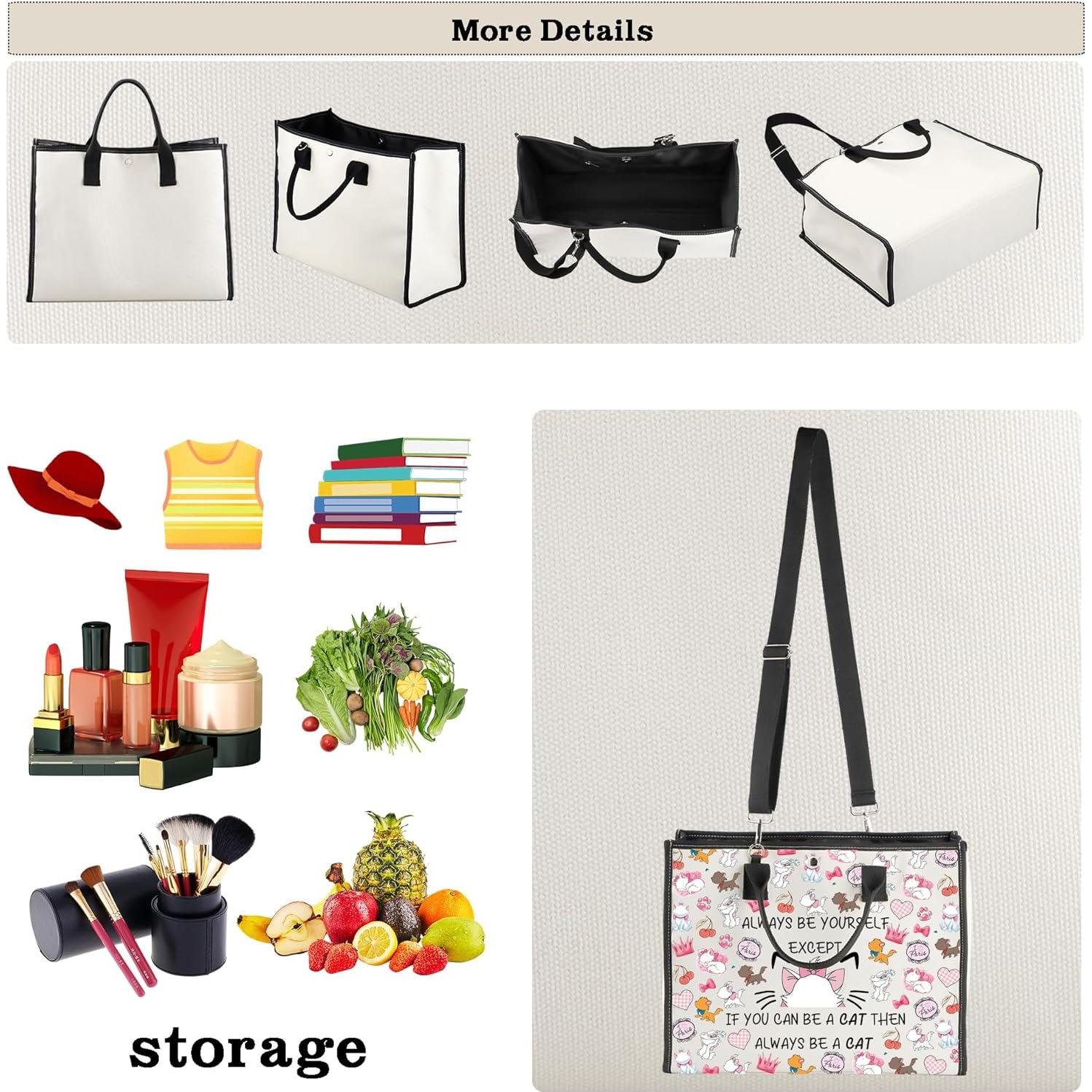 Bolsa Tote Cruzada Grande CMNIM con Mensaje Divertido