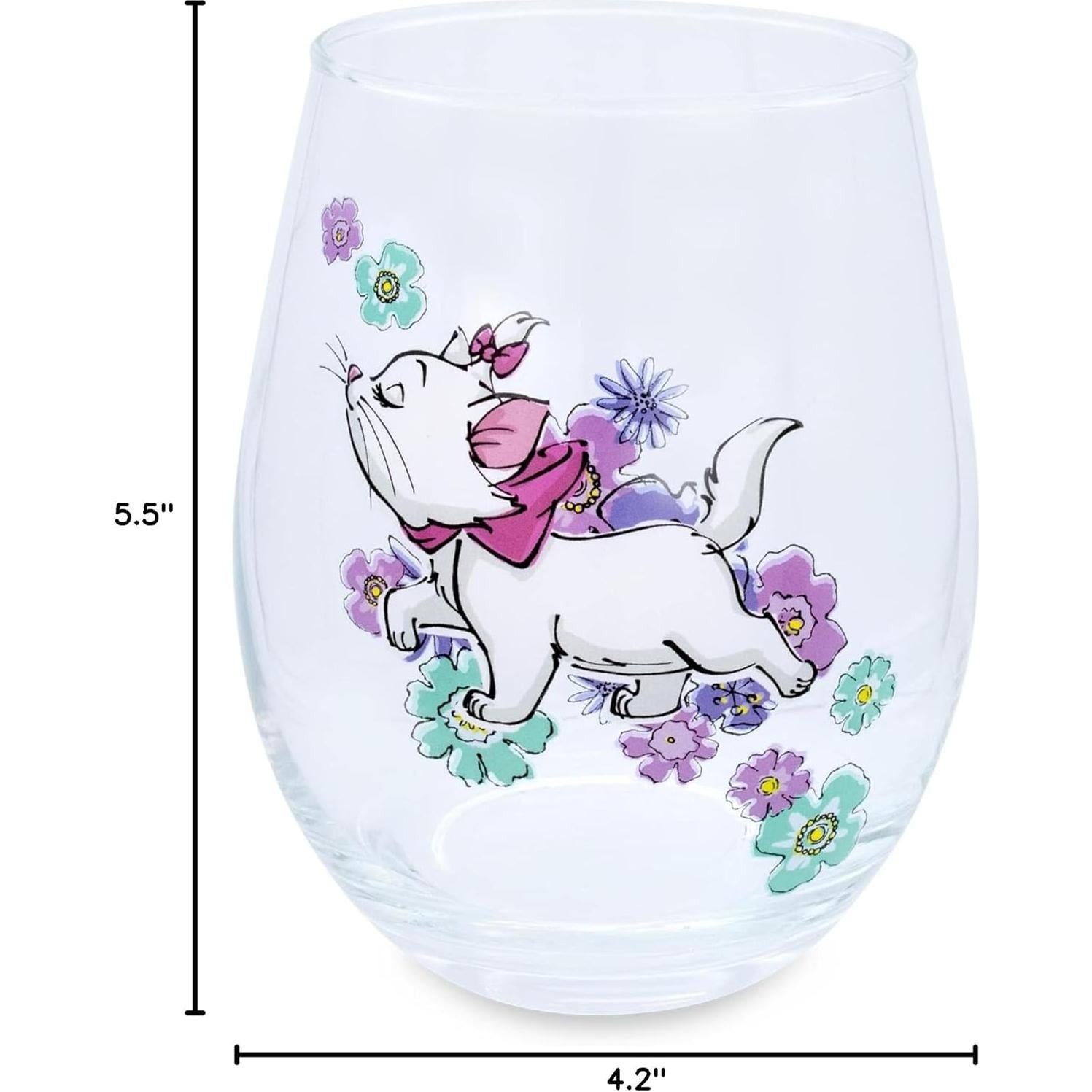 Vaso de Vino Sin Tallo Disney Aristogatos Marie 590 ml