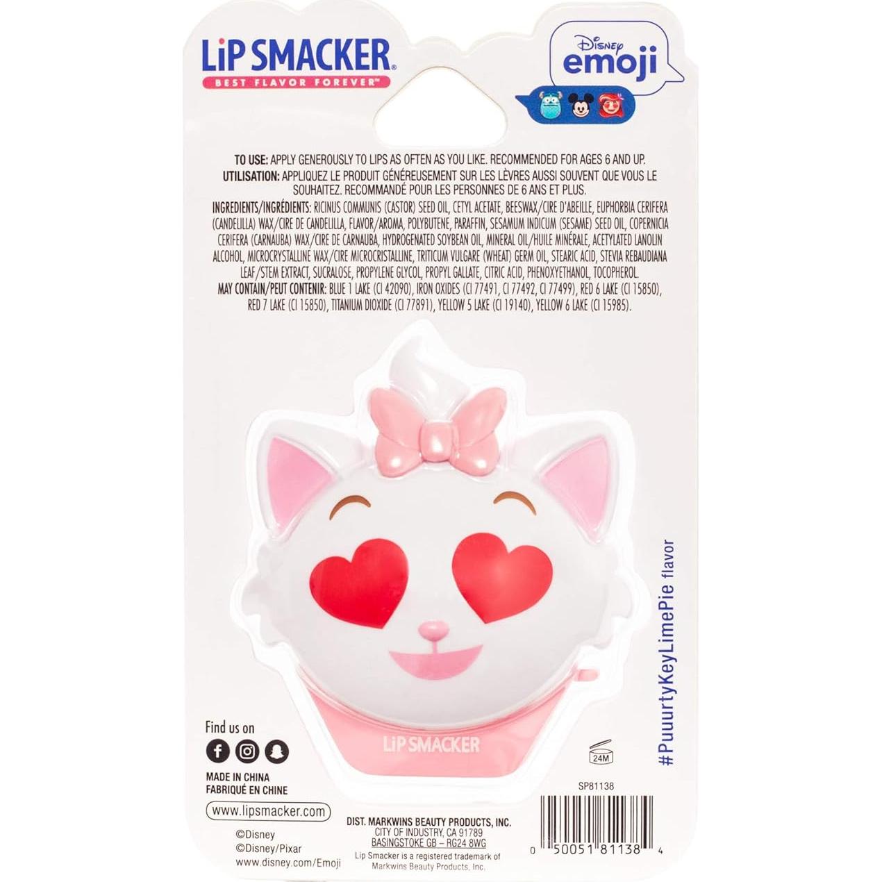 Bálsamo Labial Lip Smacker Disney Marie Emoji Flip Lima Clave