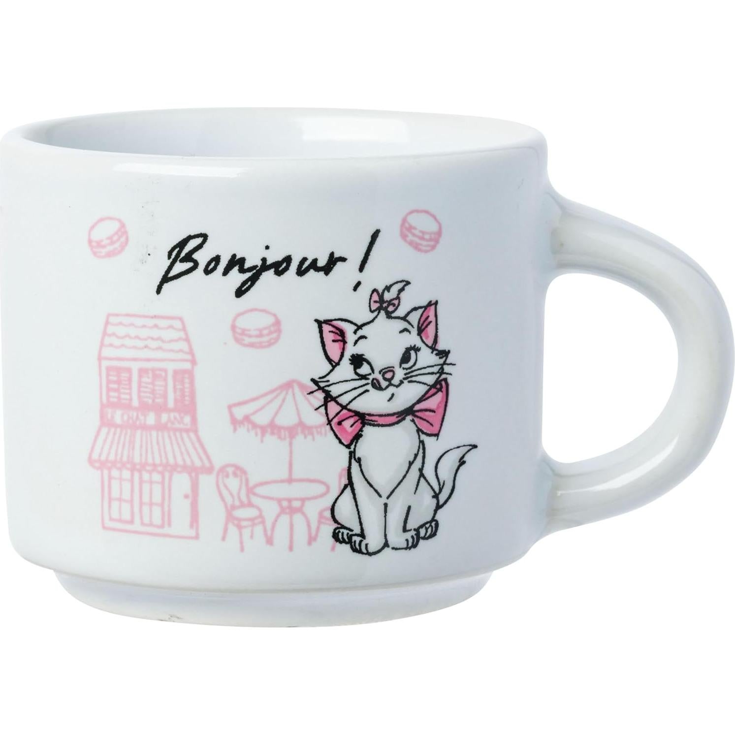 Conjunto de 4 tazas apilables cerámica Silver Buffalo Marie 85g