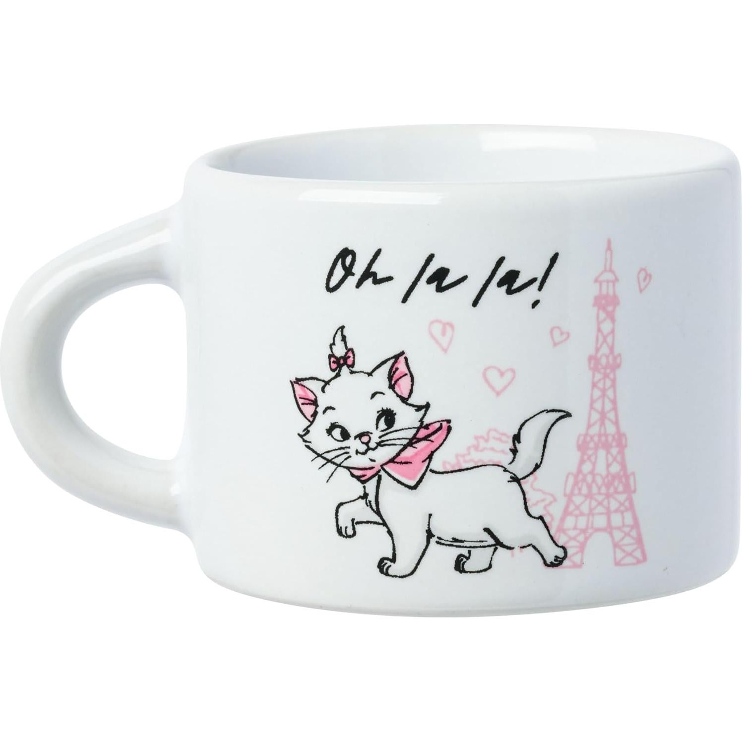 Conjunto de 4 tazas apilables cerámica Silver Buffalo Marie 85g