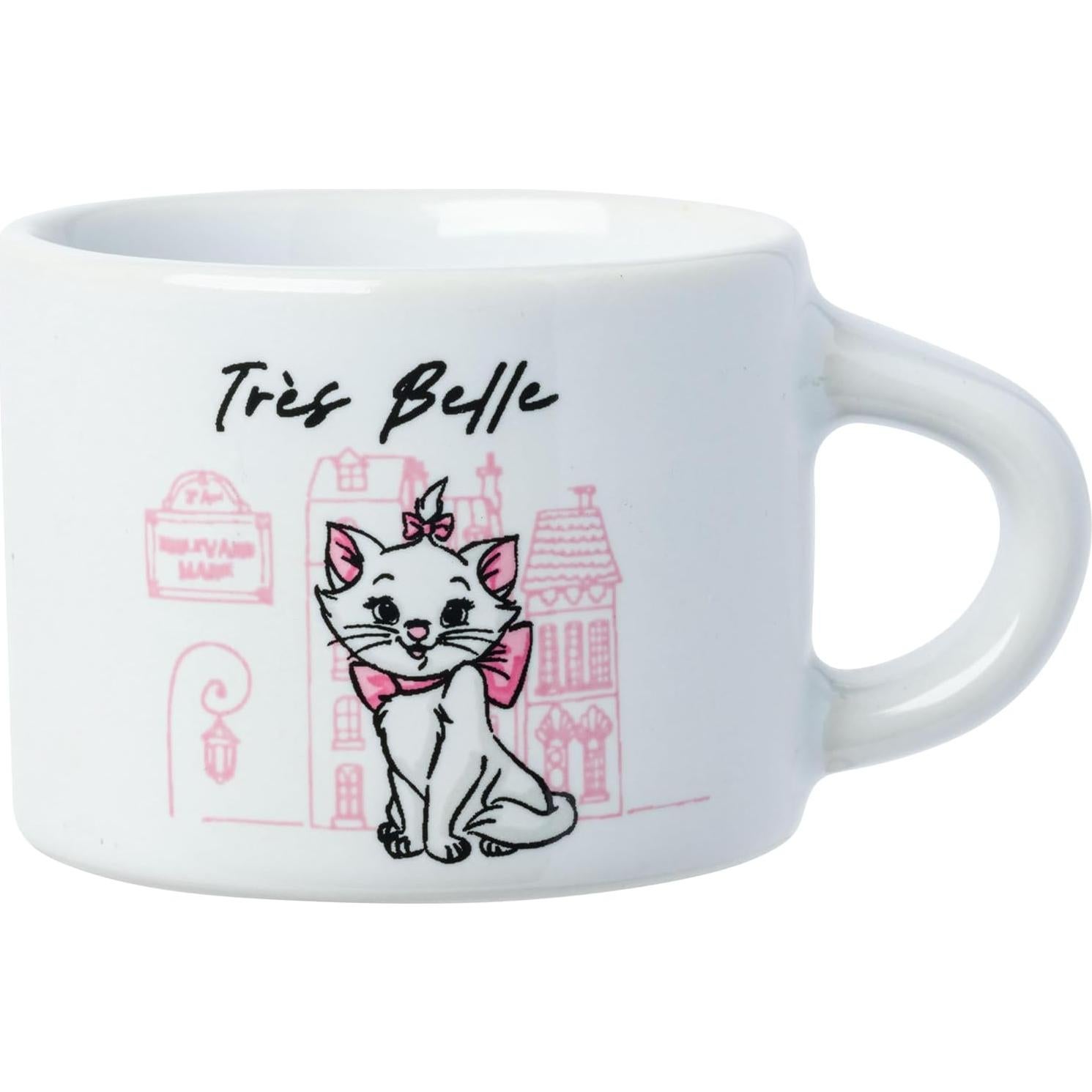 Conjunto de 4 tazas apilables cerámica Silver Buffalo Marie 85g