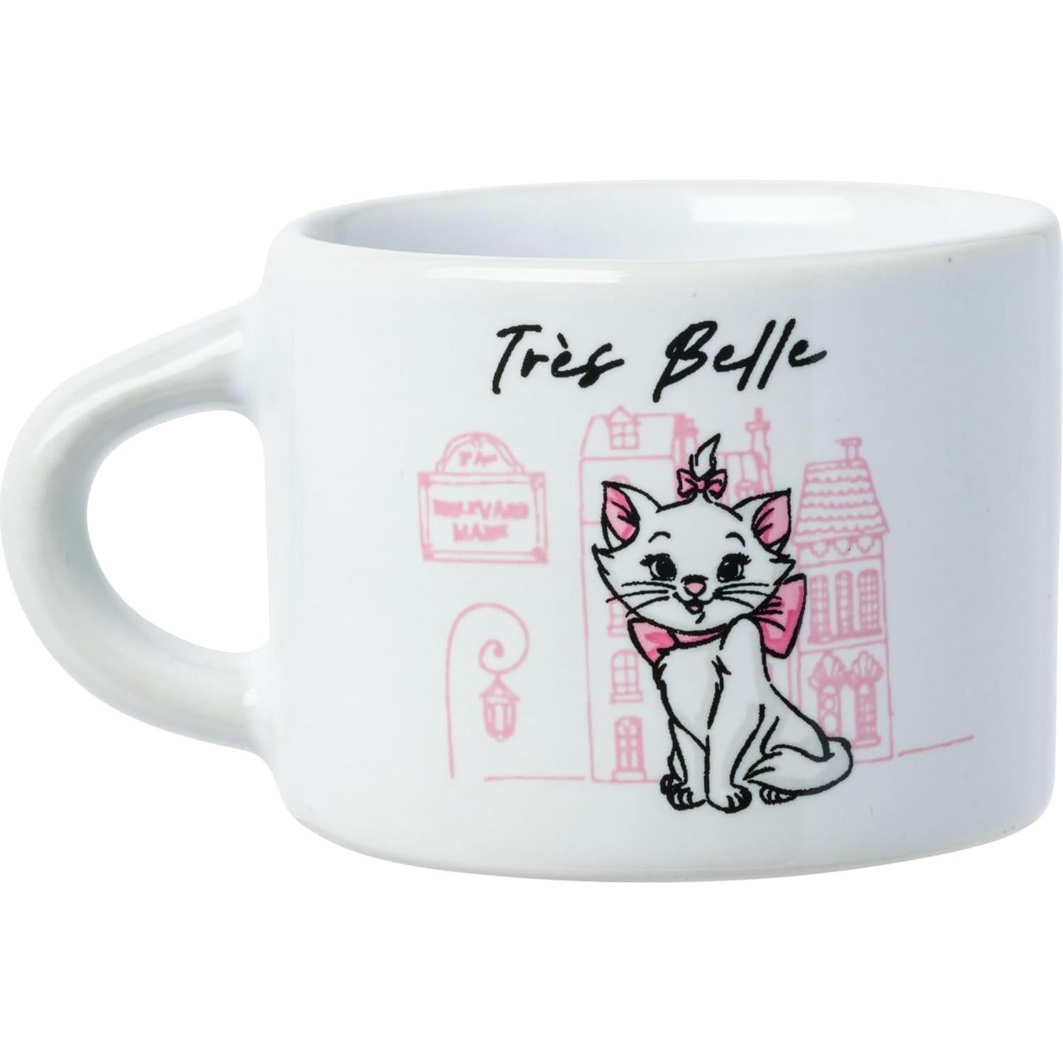 Conjunto de 4 tazas apilables cerámica Silver Buffalo Marie 85g