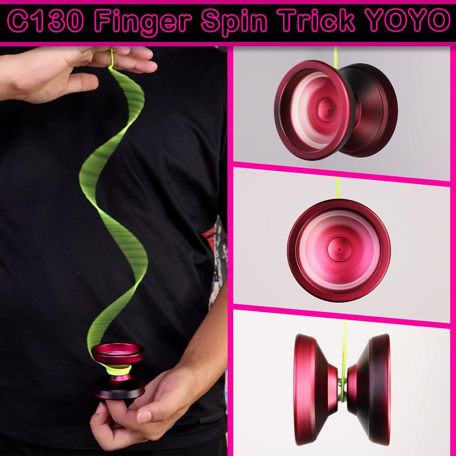 Yo-Yo Profesional WATIEOBOO para Niños y Adultos - Negro Rosa