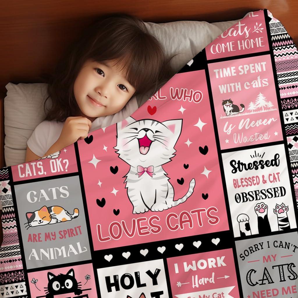 Manta de Franela Gumboy para Gatos 127x102 cm Suave y Cálida