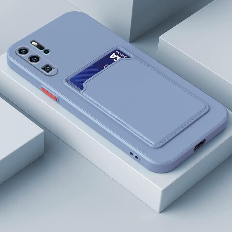 Funda Silicona TPU Huawei P30 Pro con Soporte para Tarjetas