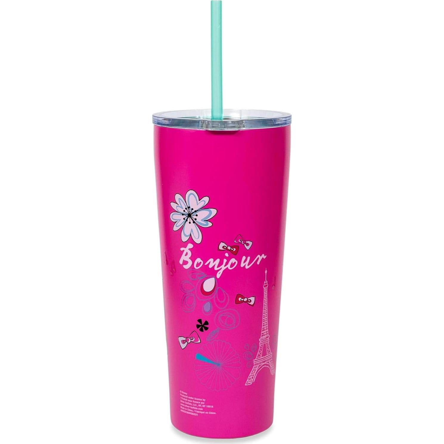 Taza de Acero Inoxidable Doble Pared Silver Buffalo Marie 620 ml