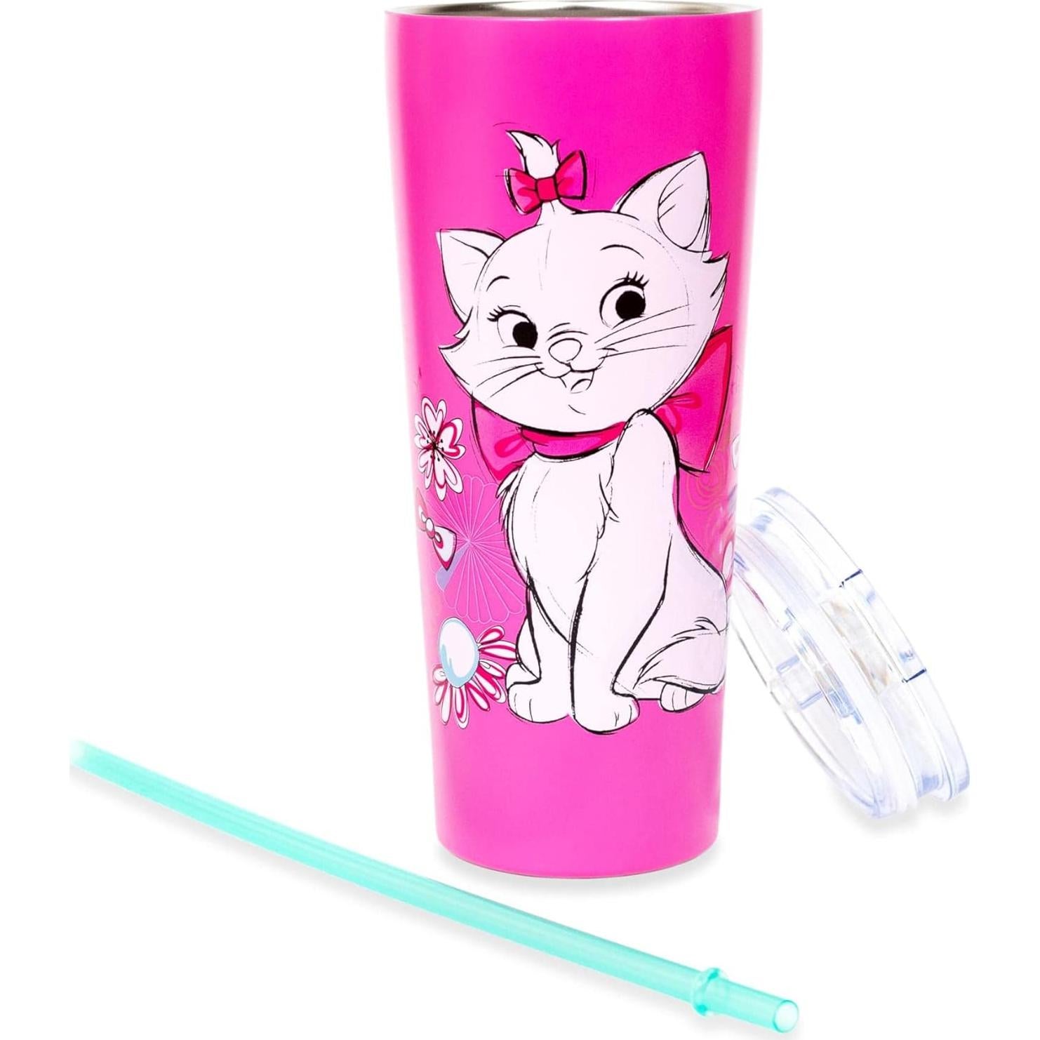 Taza de Acero Inoxidable Doble Pared Silver Buffalo Marie 620 ml