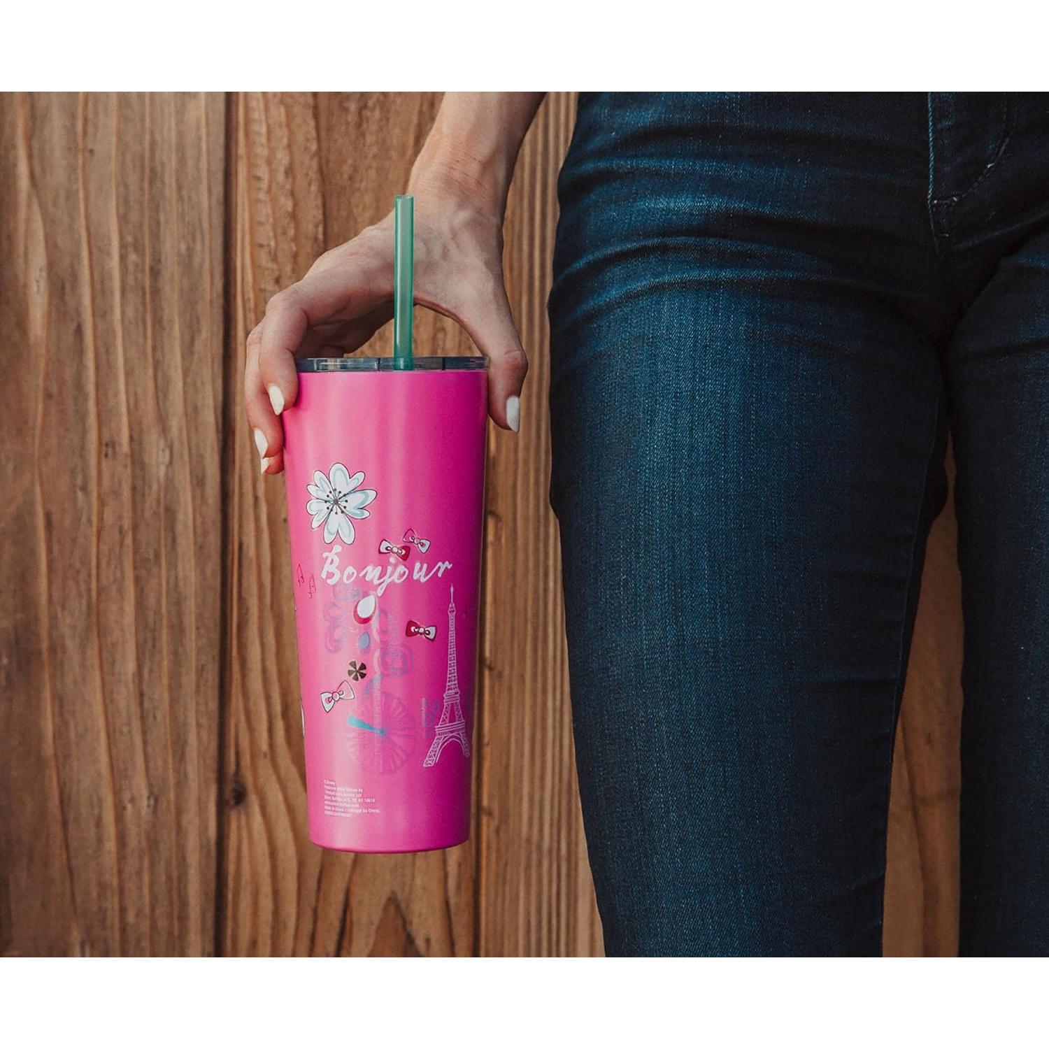 Taza de Acero Inoxidable Doble Pared Silver Buffalo Marie 620 ml