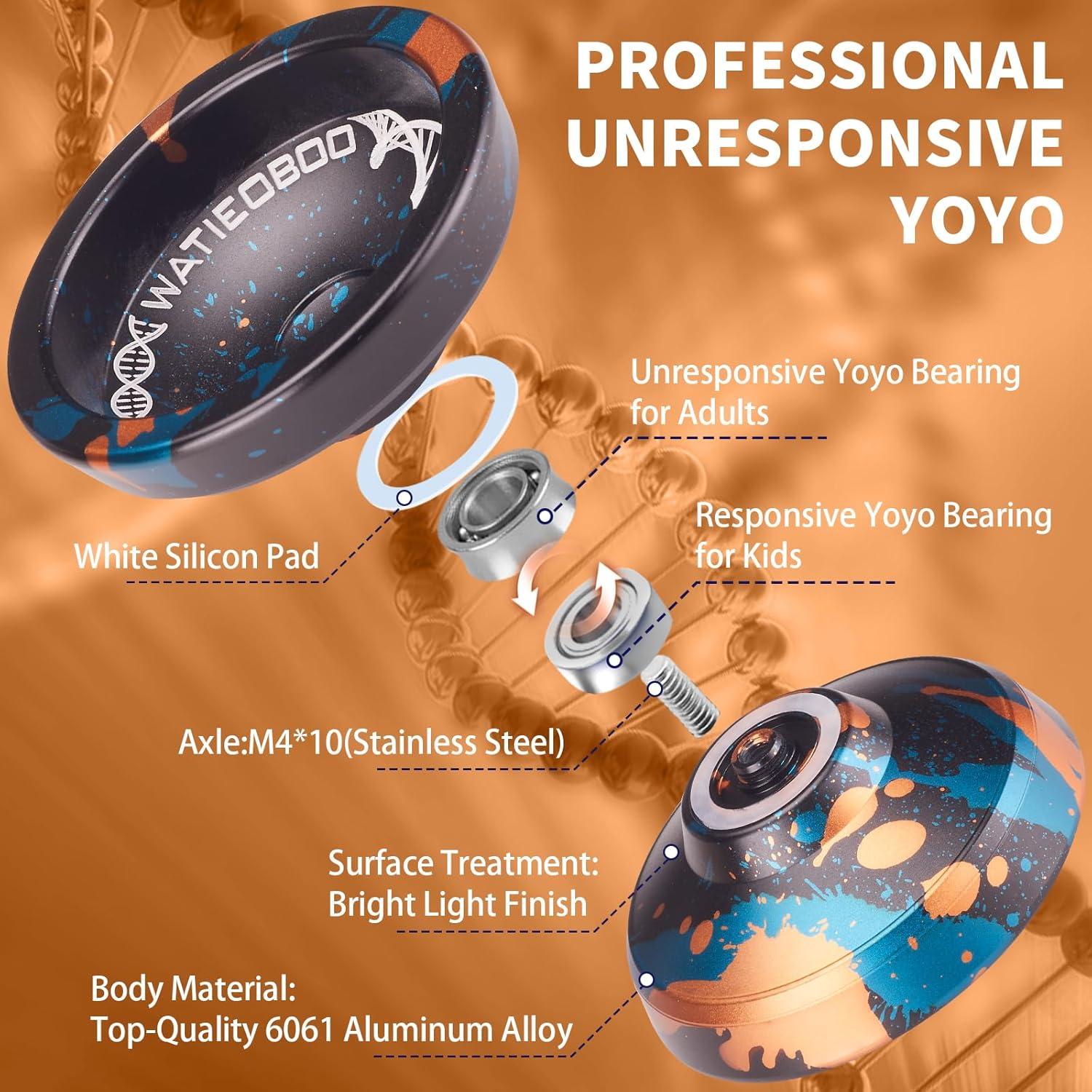 Yoyo Profesional WATIEOBOO C130 para Niños 8-12 Años