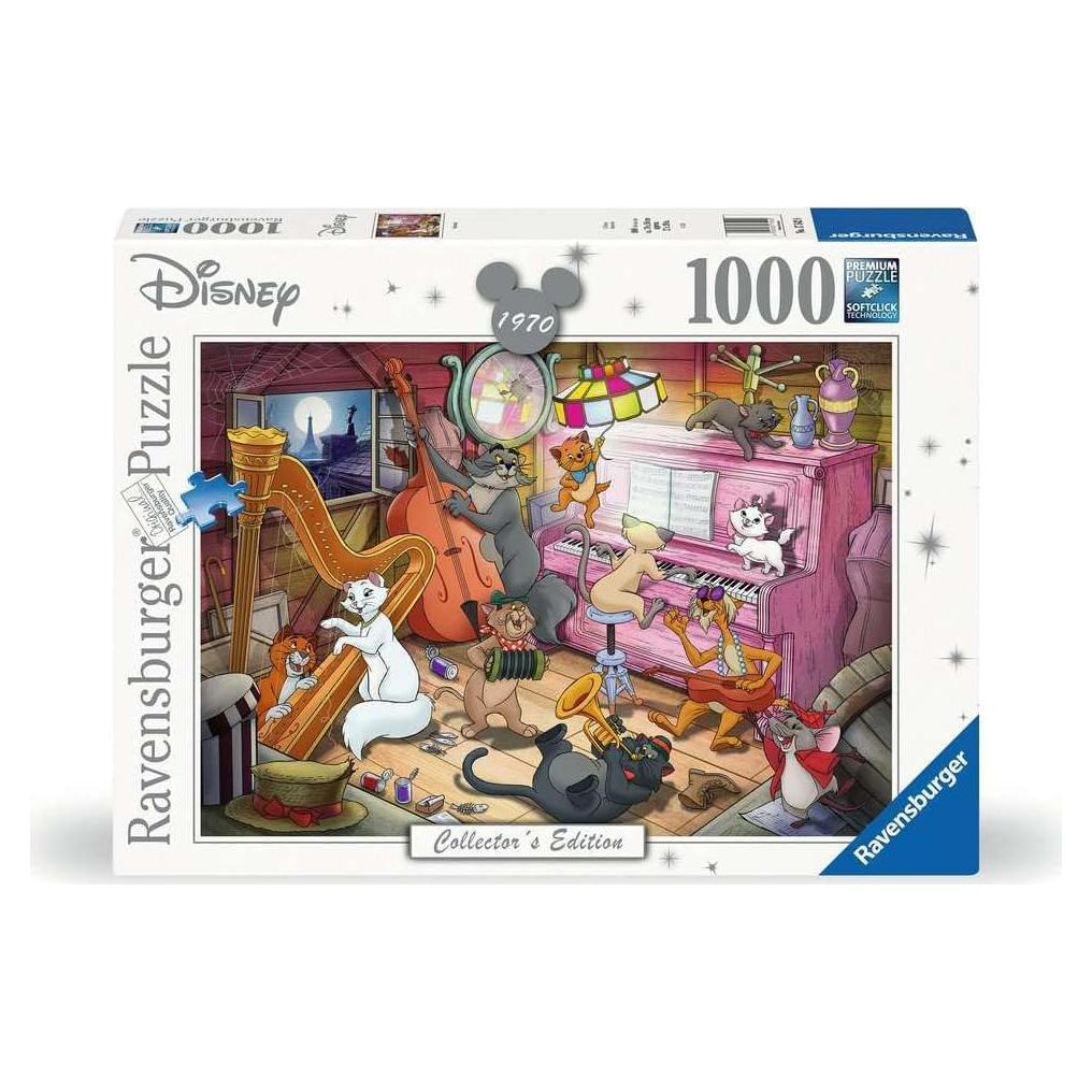 Rompecabezas Ravensburger Disney Aristocats 1000 Piezas 70x50cm
