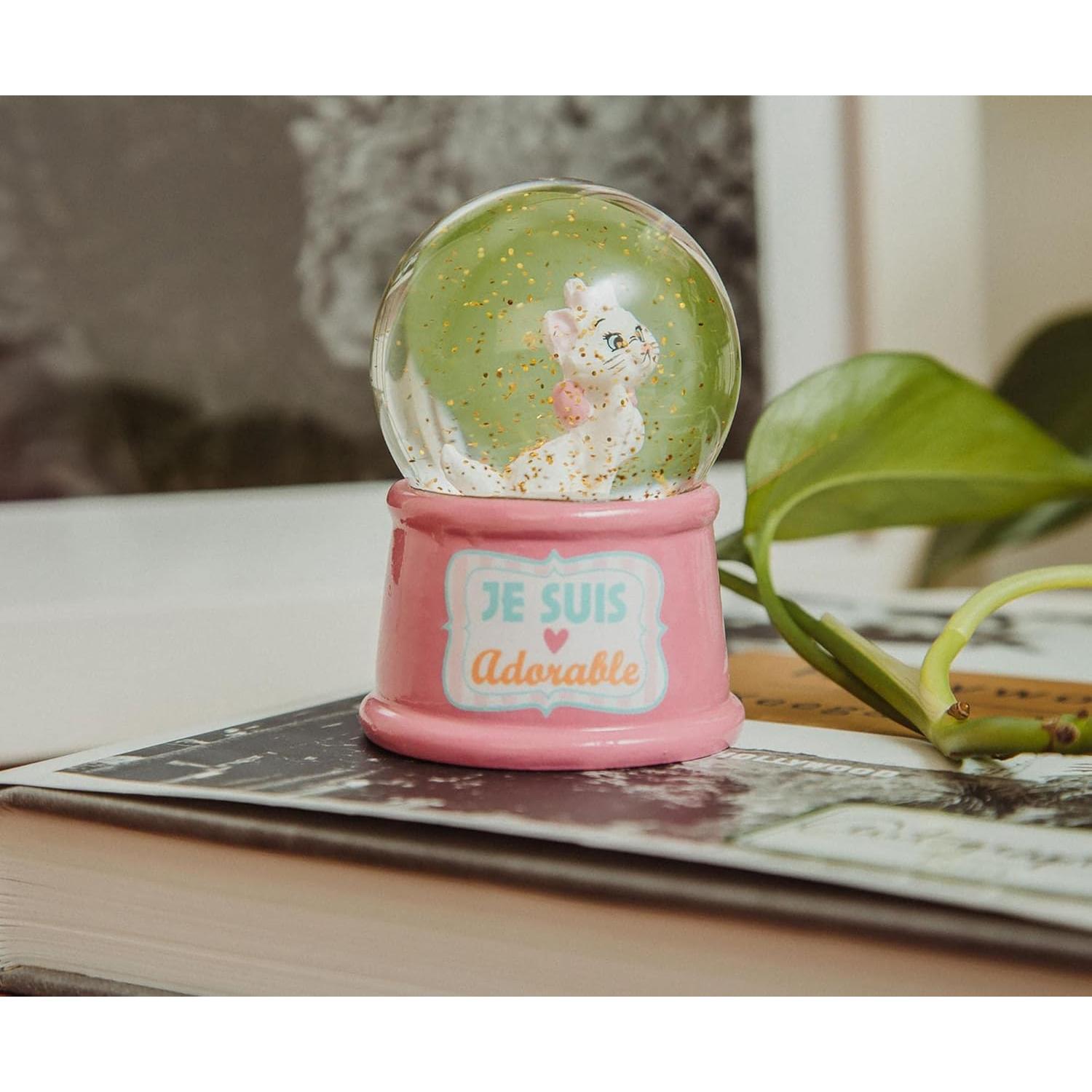 Globo de Nieve Iluminado Silver Buffalo Disney Aristocats Marie 55mm