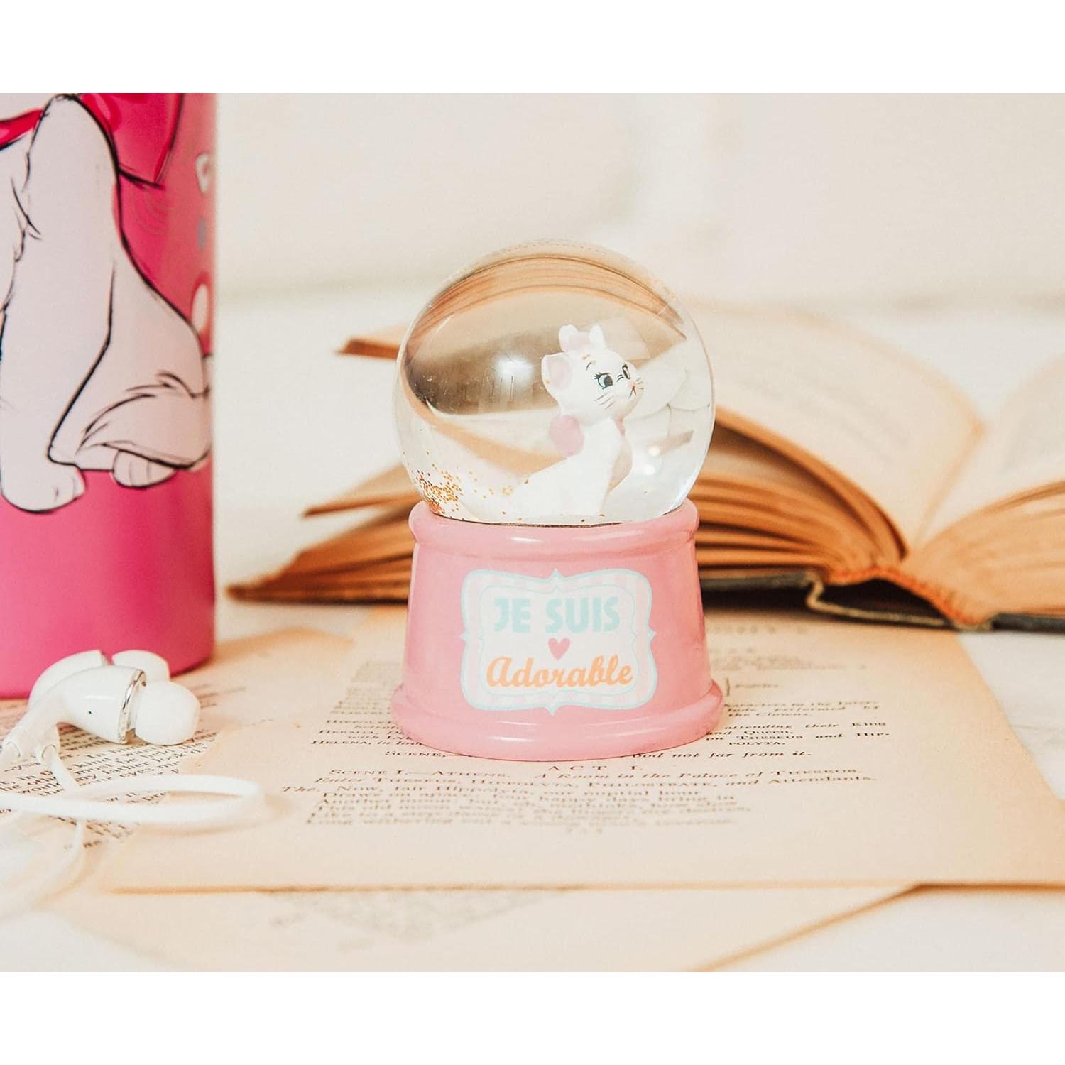 Globo de Nieve Iluminado Silver Buffalo Disney Aristocats Marie 55mm