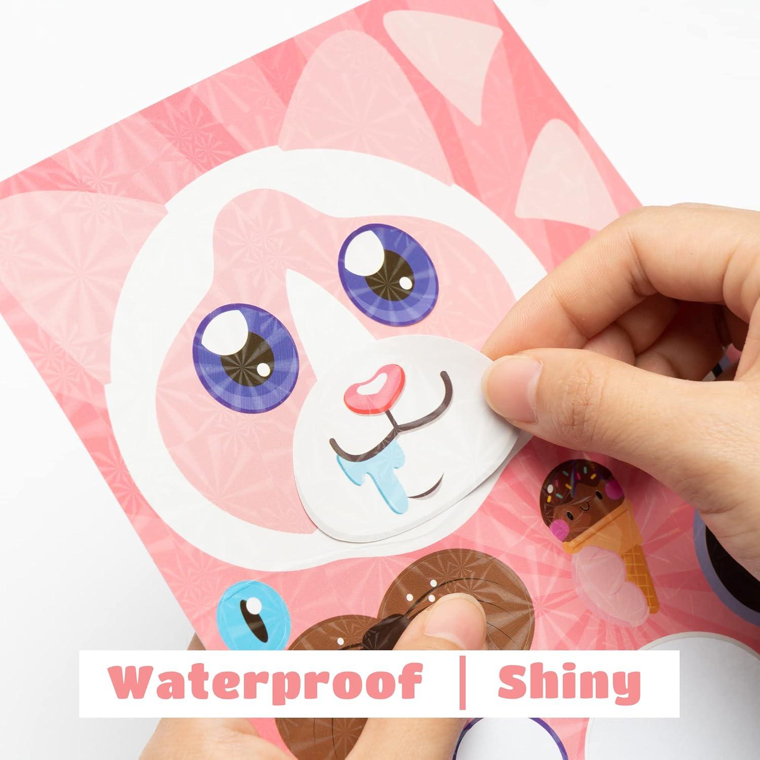 Stickers Holográficos de Gatos HubirdSall - 45 Piezas