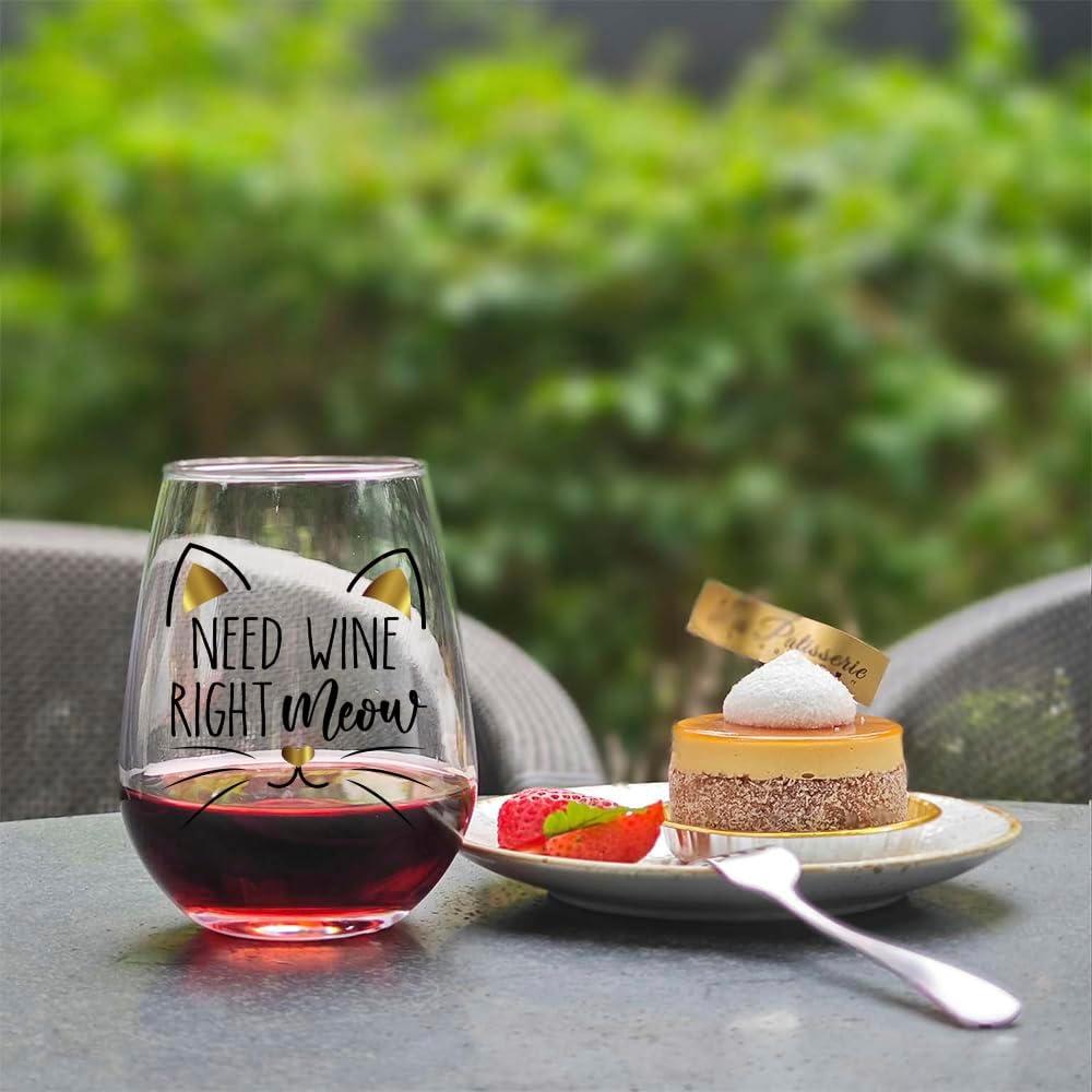 Copa de Vino Temática de Gato Pokolllee - Regalo Divertido