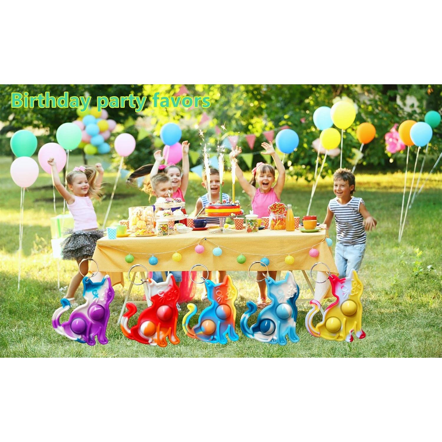 24 Juguetes Antiestrés Gato PSDFH para Niños y Estudiantes