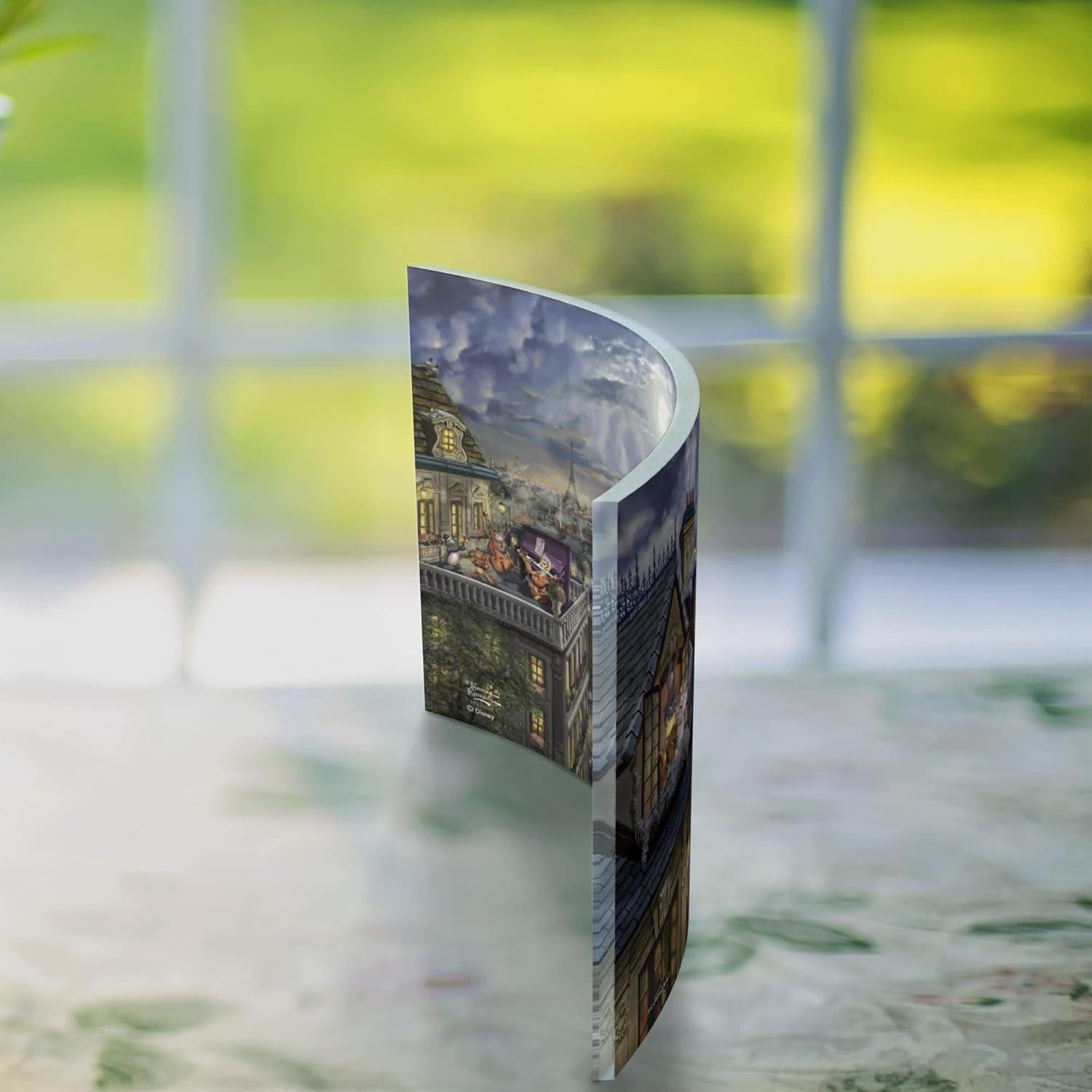 Impresión Acrílica Curvada Disney Los Aristogatos 25.4x17.8cm