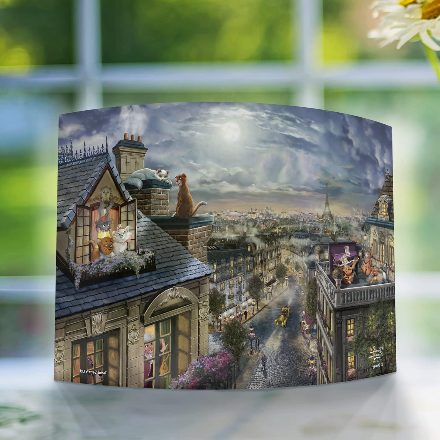 Impresión Acrílica Curvada Disney Los Aristogatos 25.4x17.8cm