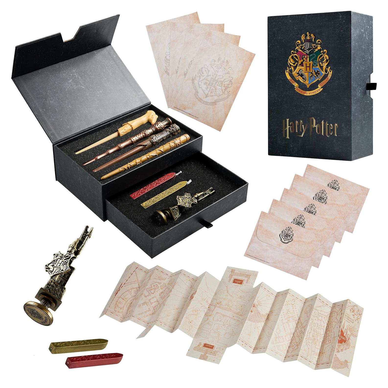 Juego de Escritura Harry Potter con Plumas Varita y Papelería