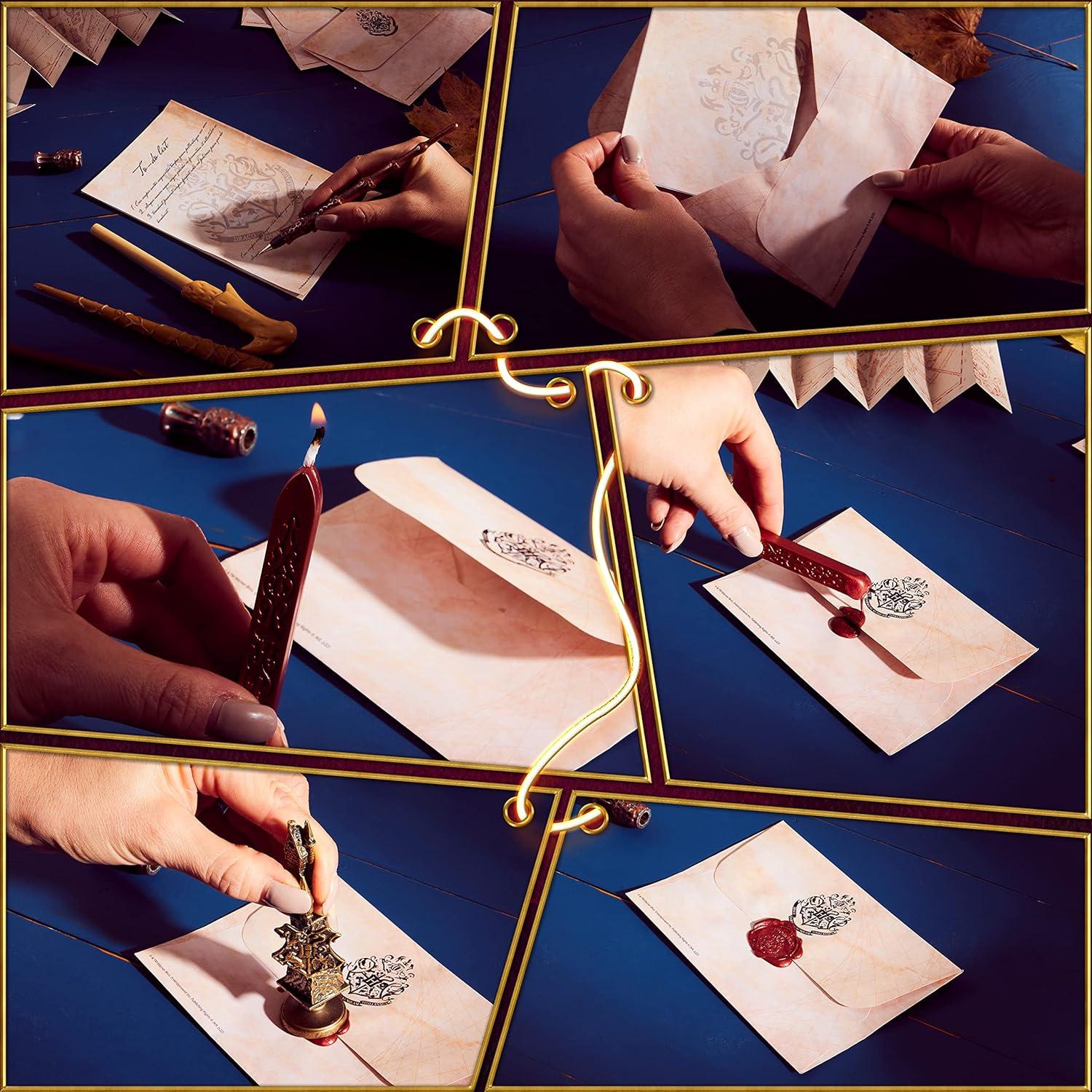 Juego de Escritura Harry Potter con Plumas Varita y Papelería