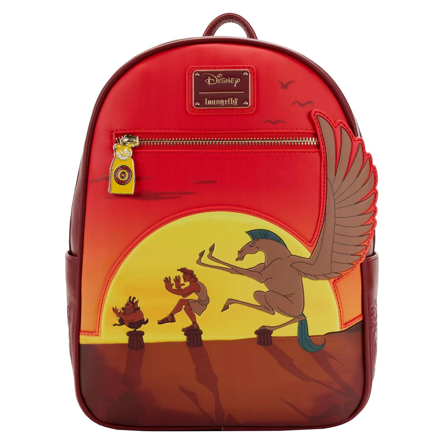 Mochila Mini Sunset Hercules Loungefly 25 Aniversario 22.86x11.43x30.48cm