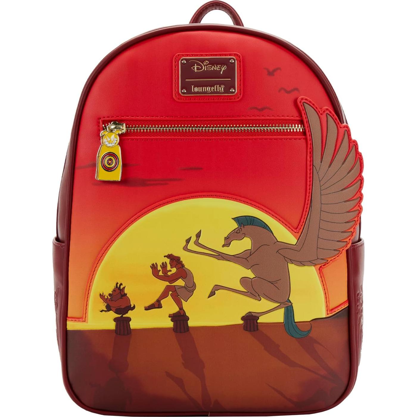 Mochila Mini Sunset Hercules Loungefly 25 Aniversario 22.86x11.43x30.48cm