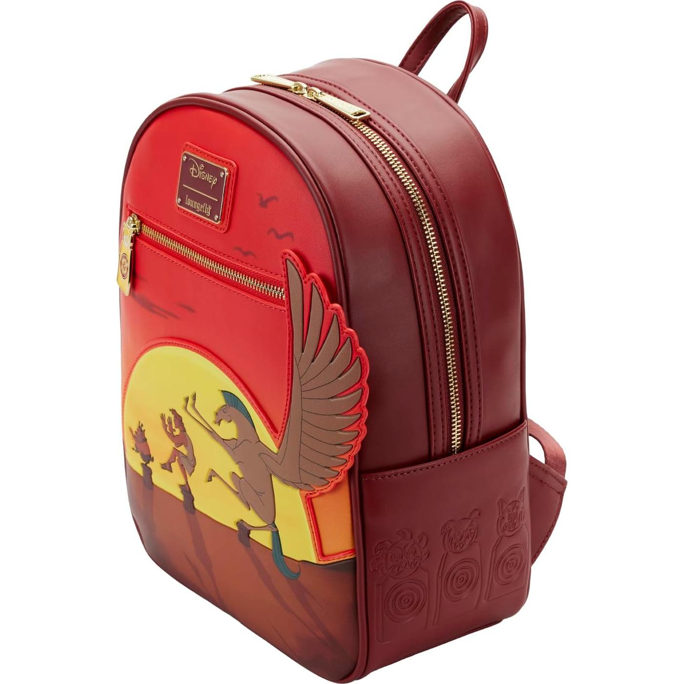 Mochila Mini Sunset Hercules Loungefly 25 Aniversario 22.86x11.43x30.48cm