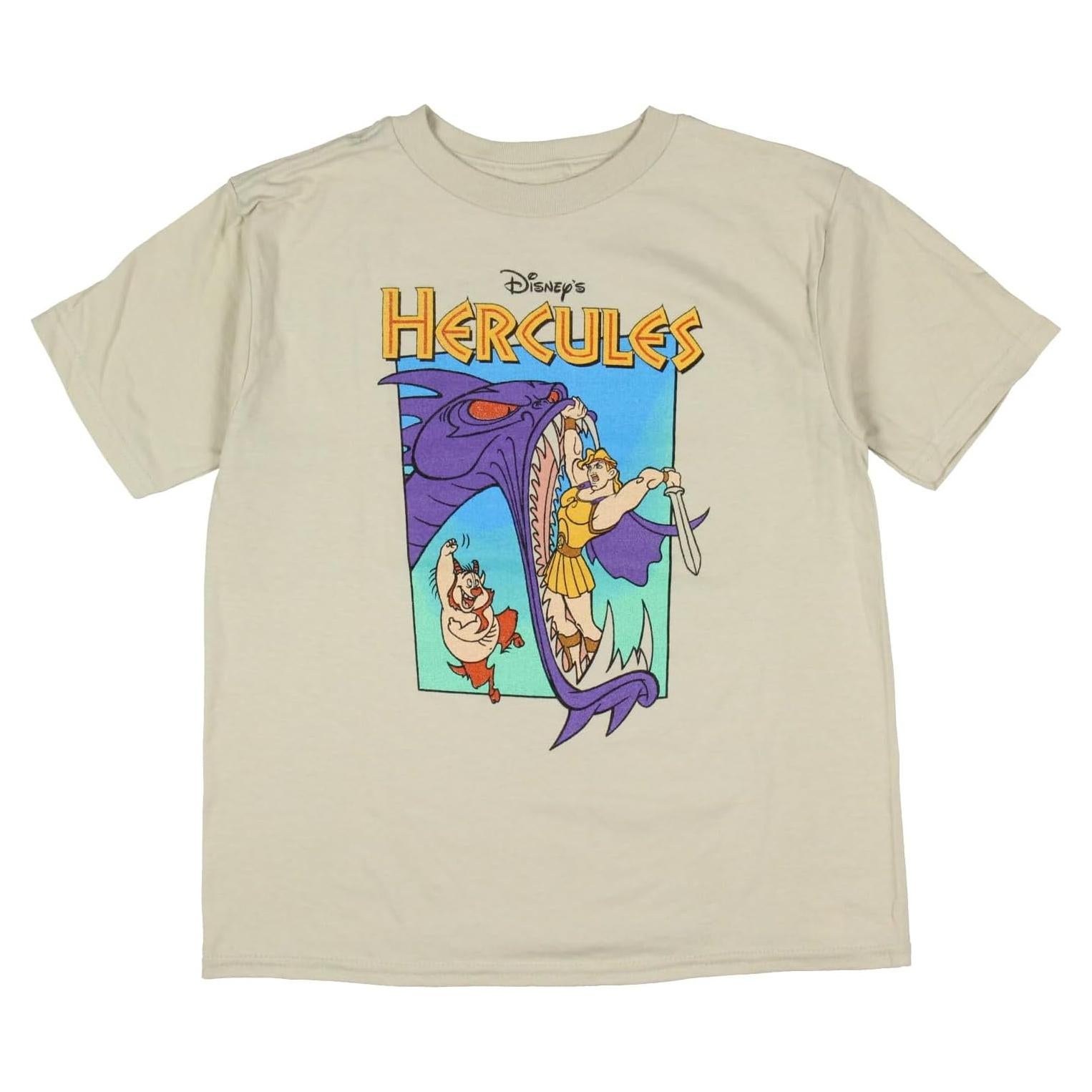 Camiseta Gráfica Retro Disney Hércules Niños 22.86x20.32cm