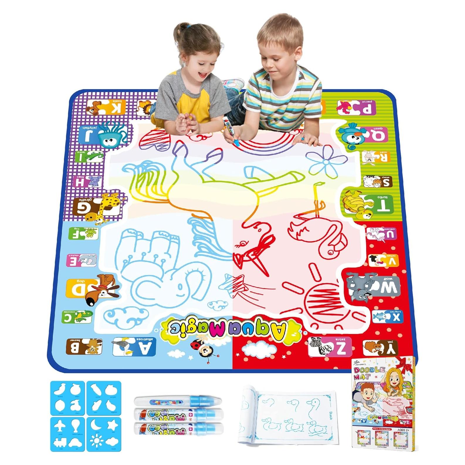 Alfombrilla Mágica de Dibujo de Agua Jasonwell 79x79 cm