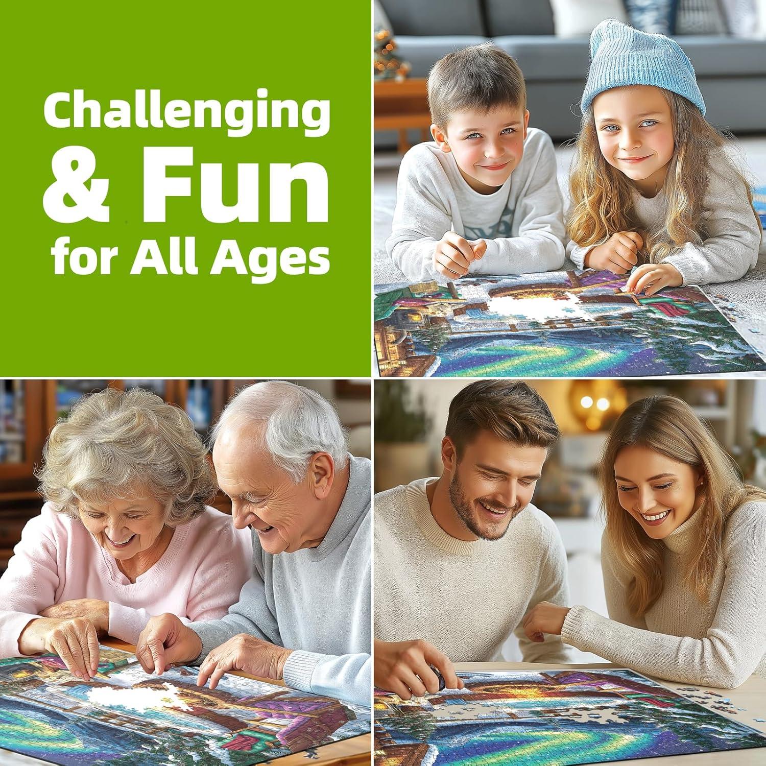 Rompecabezas 1000 Piezas Blueforest Aurora Boreal 69.85x50.04cm