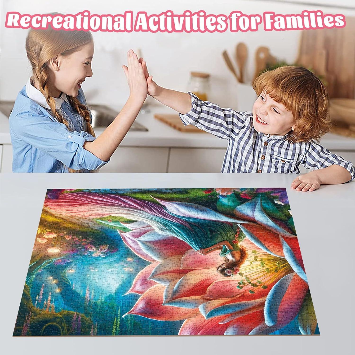 Rompecabezas TangMosaic 1000 Piezas Hadas Florales 70x50cm